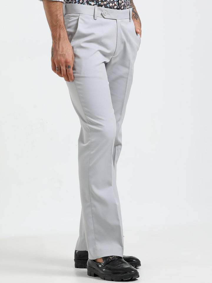 Wee Boot Cut Formal Pant - Light Gray - Espanshe