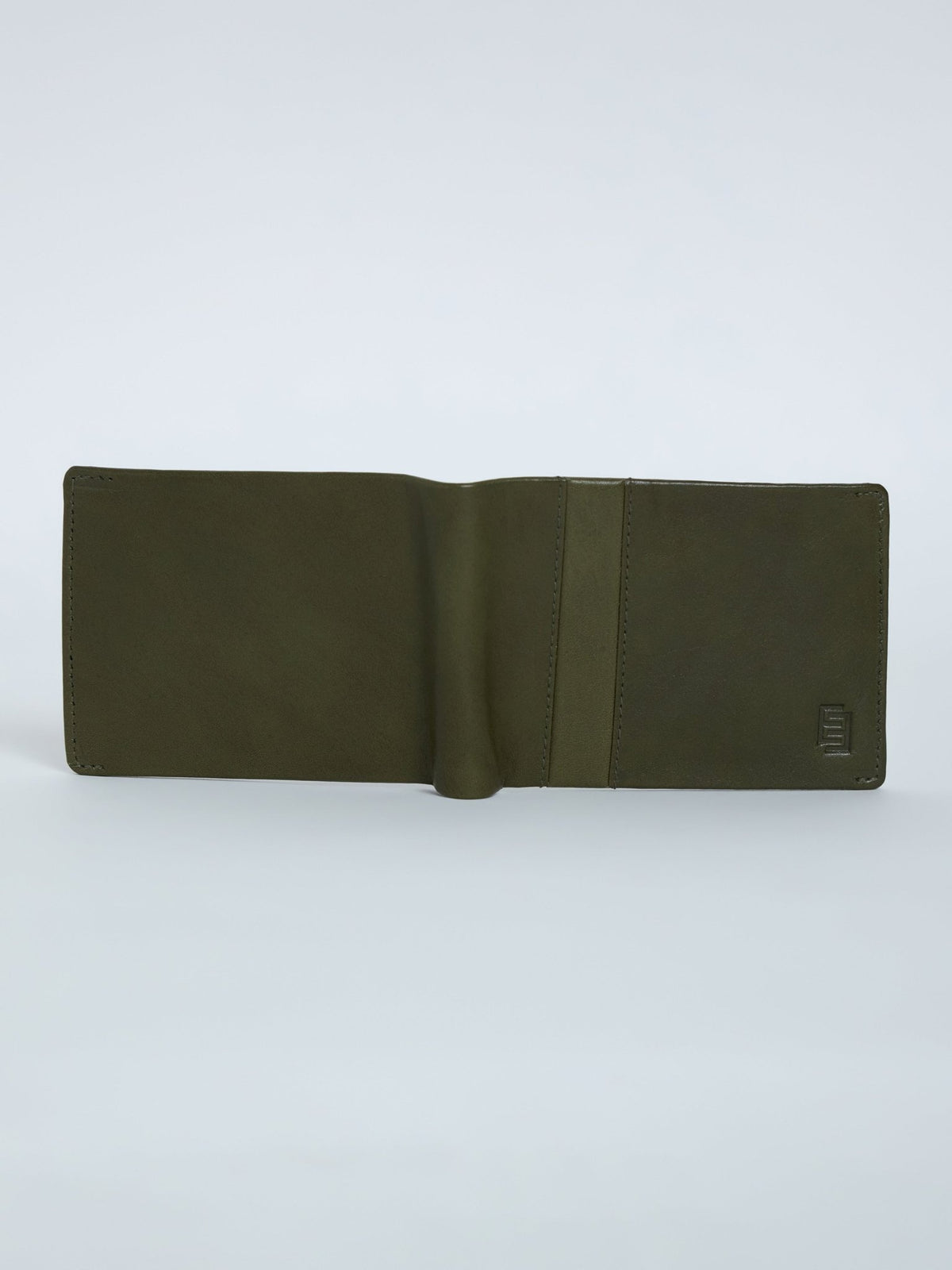 Arctic-3 - Bi-Fold Leather Wallet - Green - Espanshe