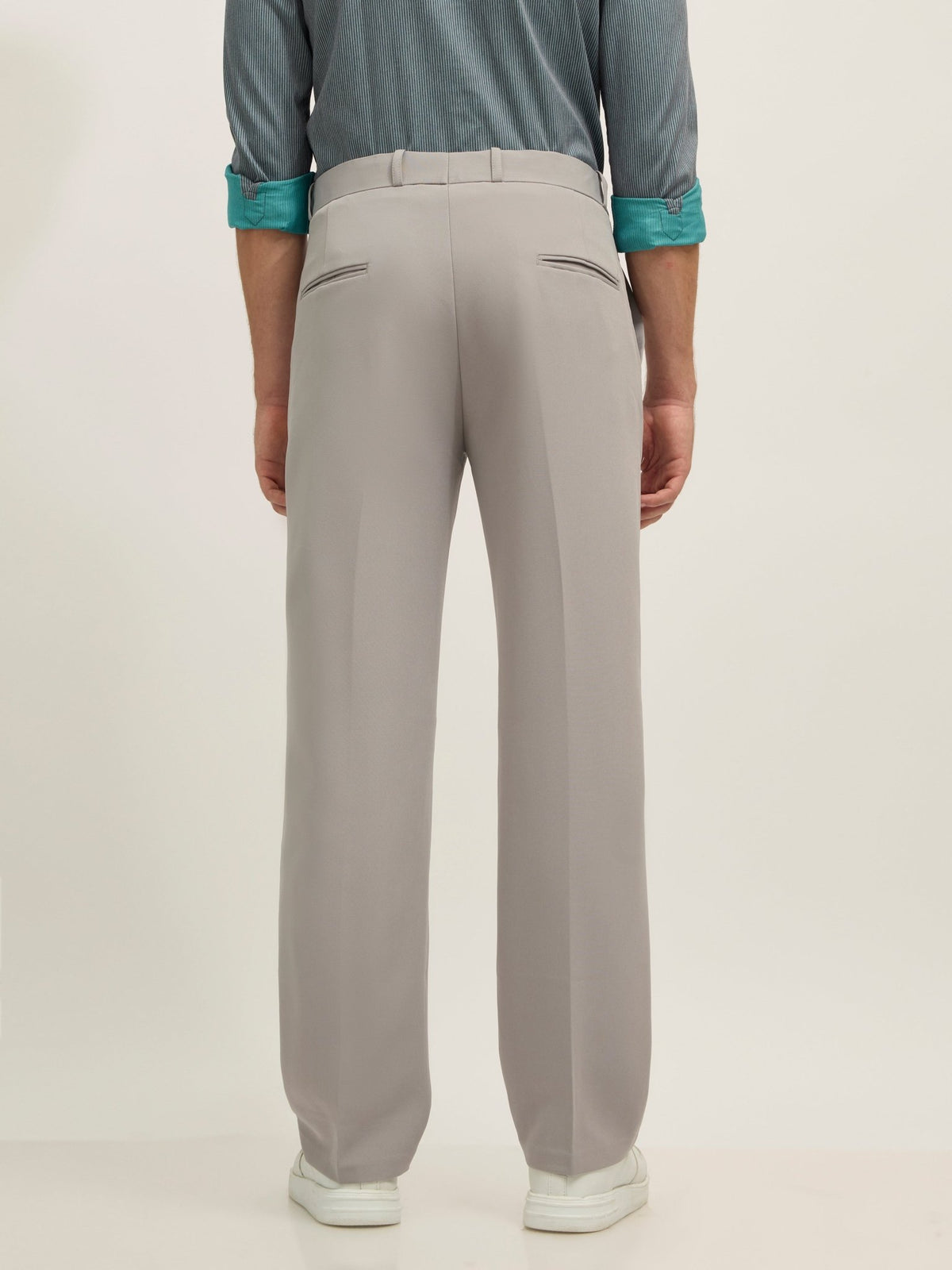 Lars - Straight Fit Formal Pant - Gray - Espanshe