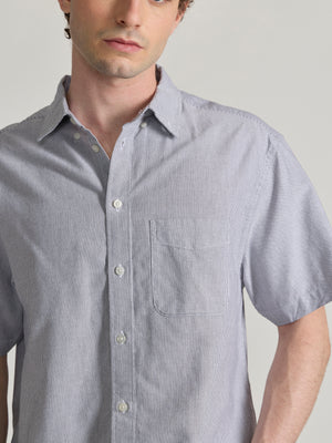 Men's Striped shirt in light blue
