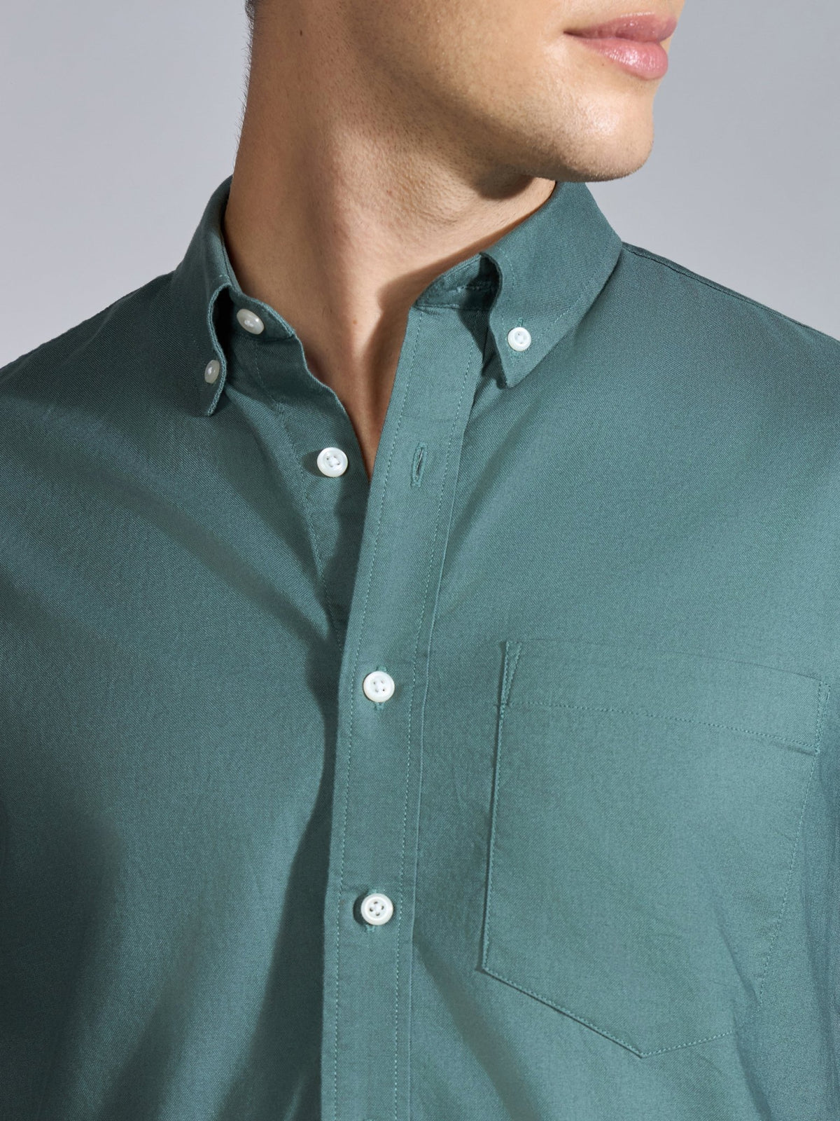 Flux - Relaxed Fit Oxford Shirt - Marine - Espanshe