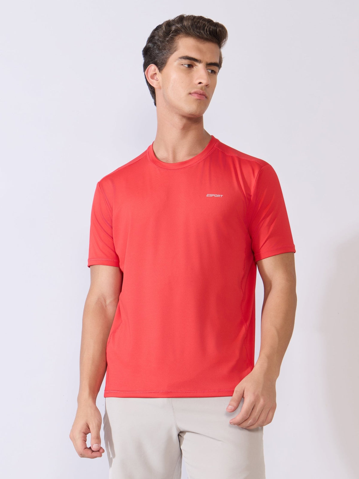 Ash - Sport Fit T-Shirt - Red - Espanshe