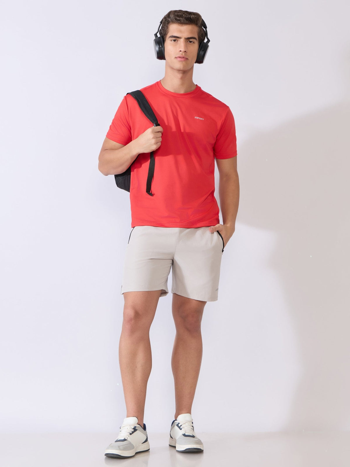 Ash - Sport Fit T-Shirt - Red - Espanshe