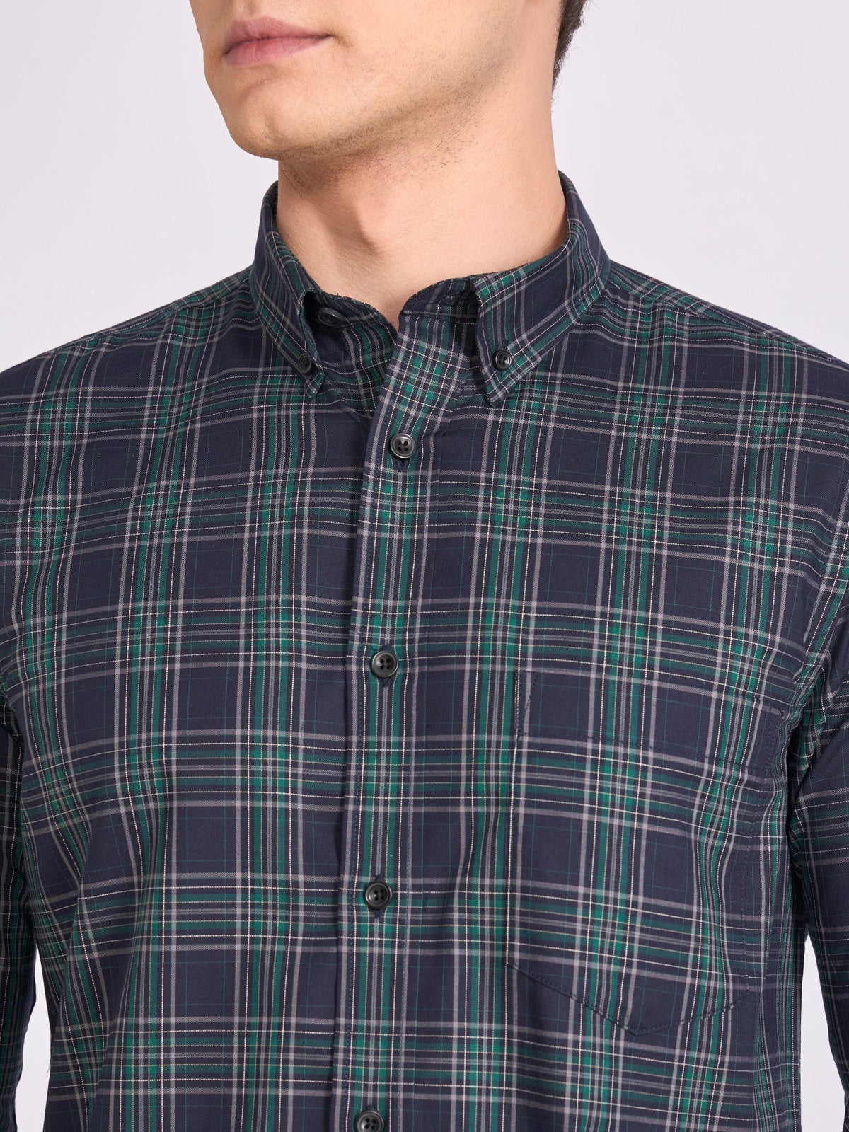 Quint - Check Shirt - Green - Espanshe