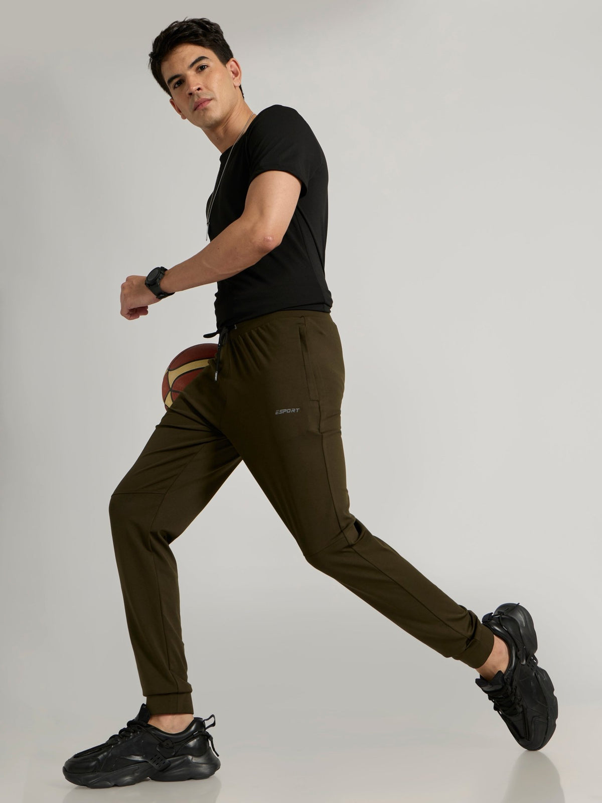 Alethe - Track Pant - Mehandi - Espanshe