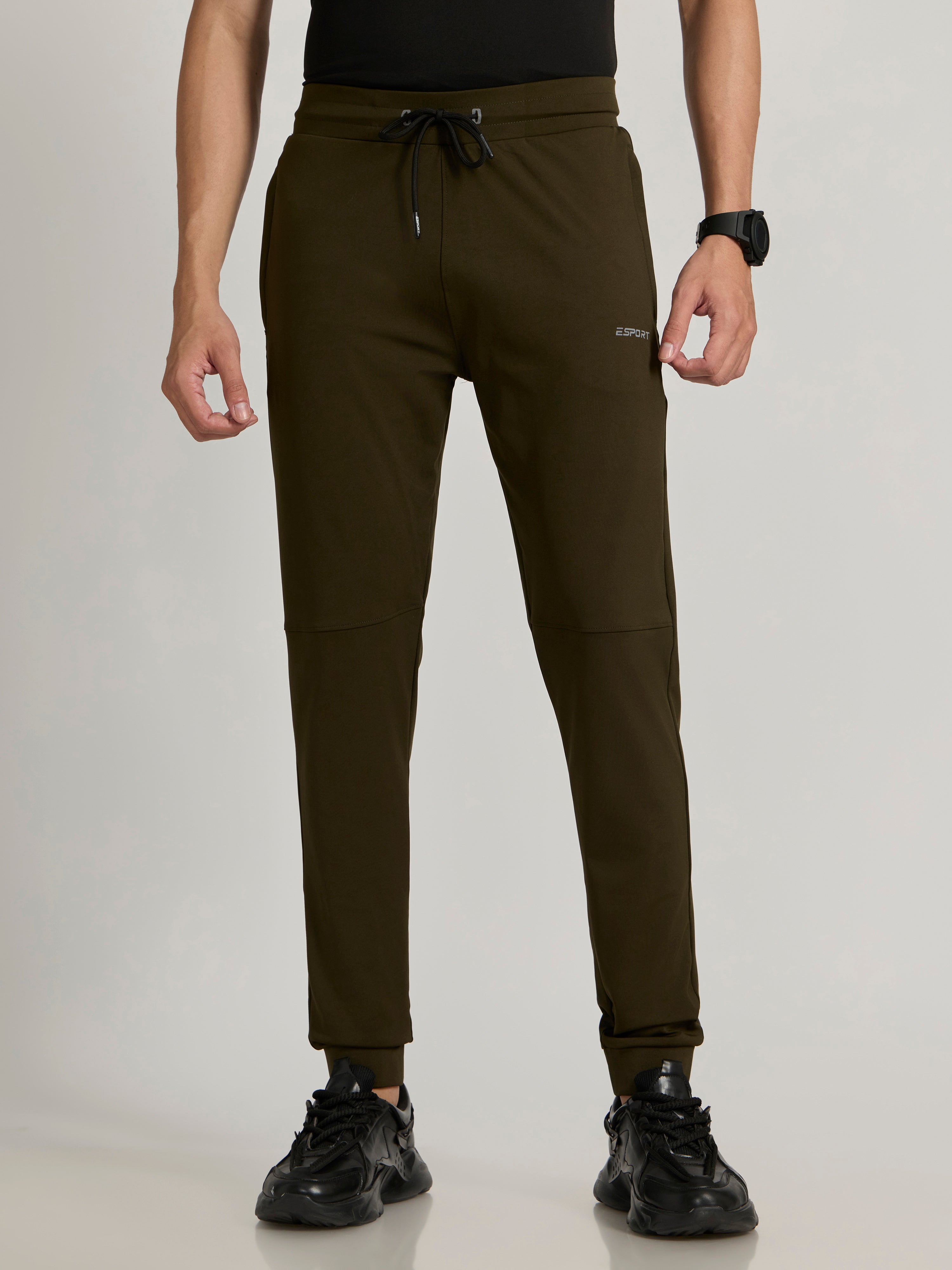 Men's track Pant in mehandi