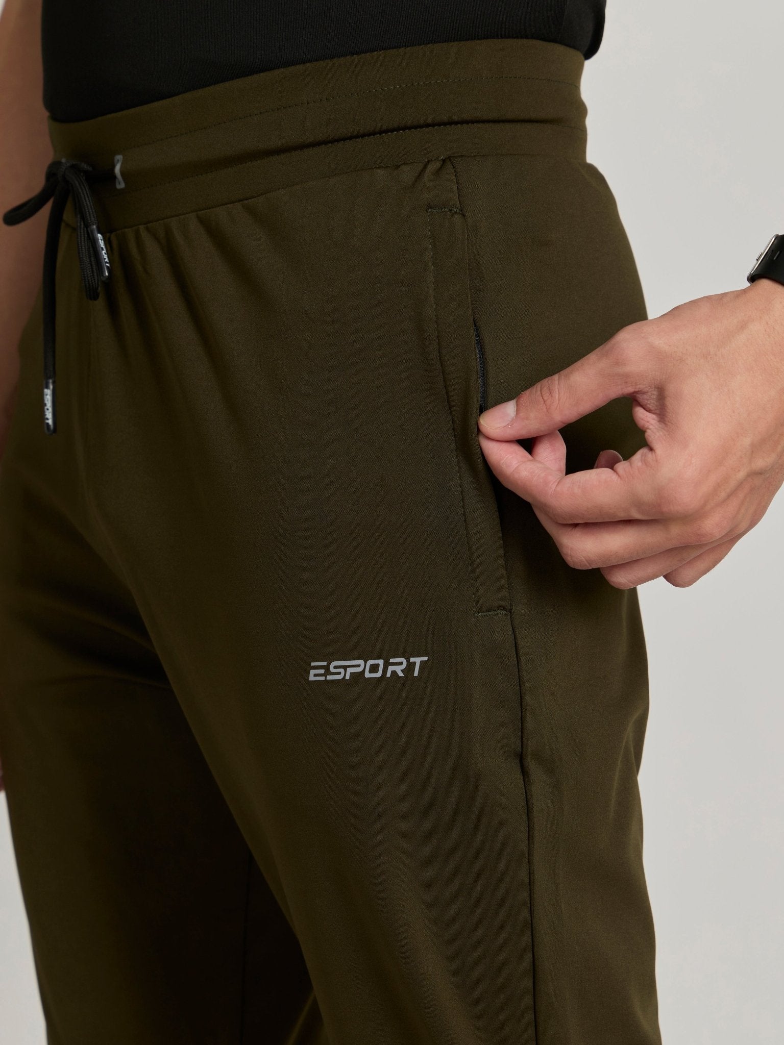 Alethe - Track Pant - Mehandi - Espanshe