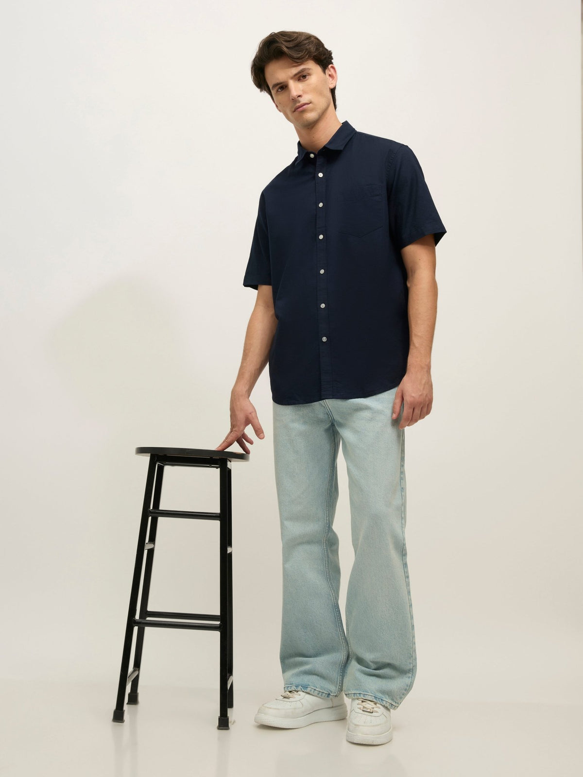 Fernando - Flared Fit Jeans - Blue Shade - Espanshe