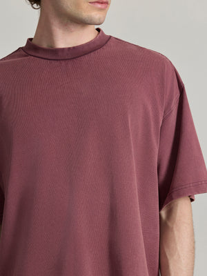 Men's  Baggy T-Shirt in midnight plum