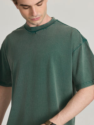 Men's  Baggy T-Shirt in Faded green