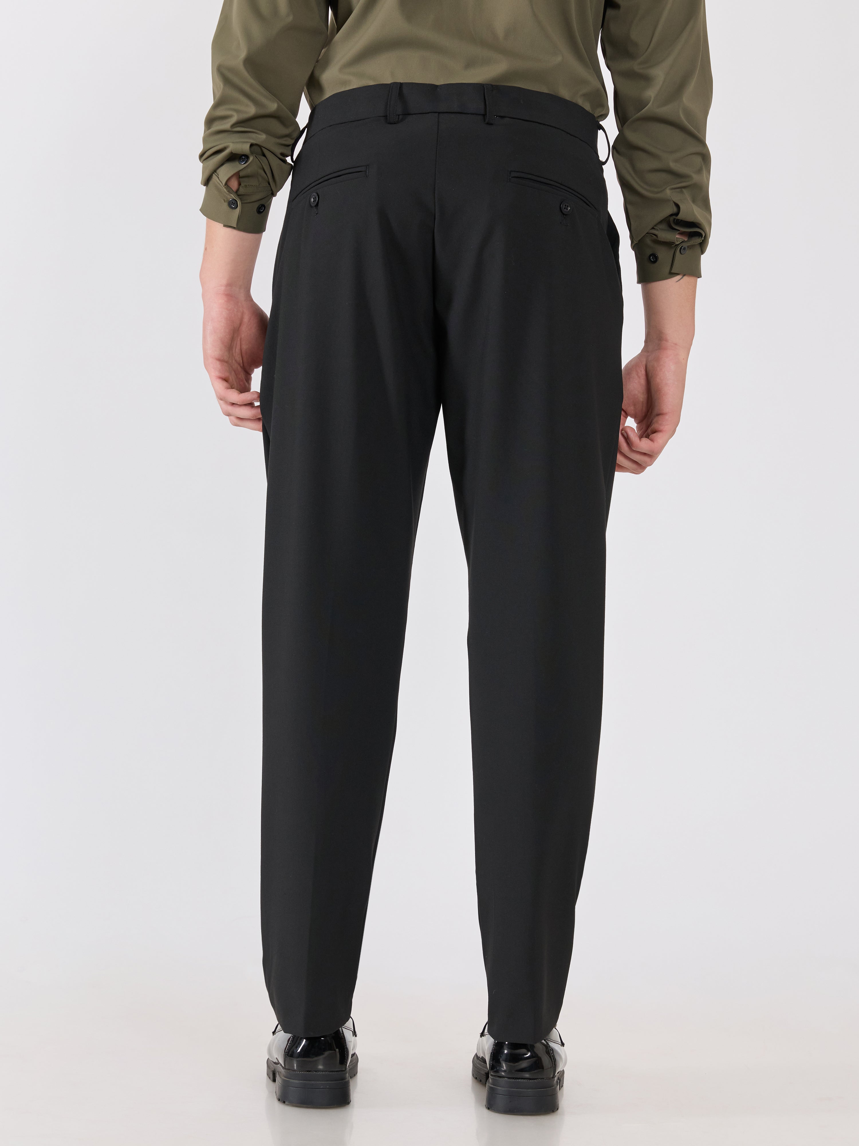 Men's Slim Fit Formal Pant - black