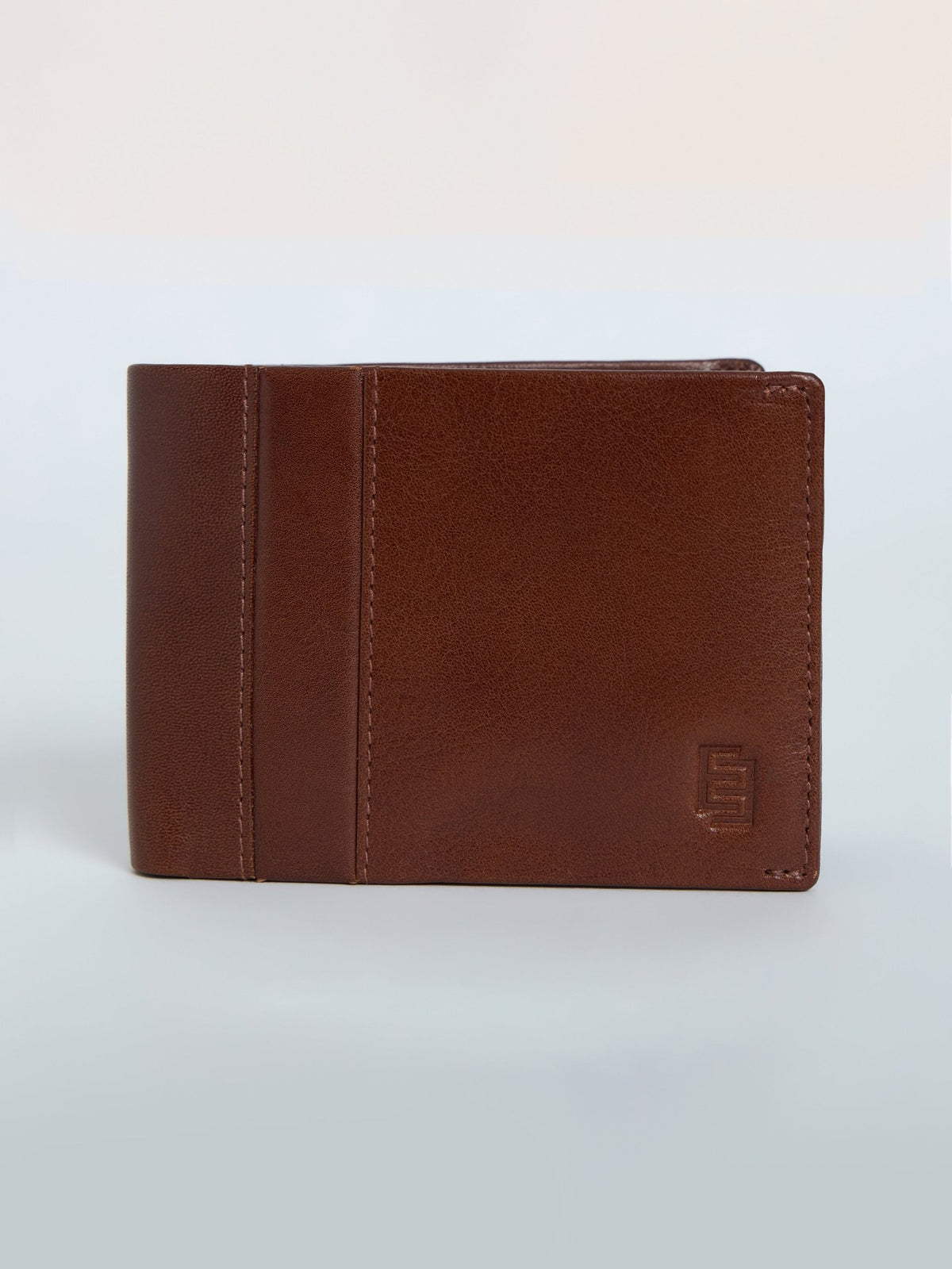 Arctic-3 - Bi-Fold Leather Wallet - Brown - Espanshe