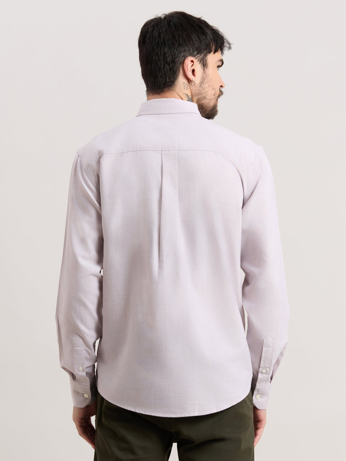 Zena - Relaxed Fit Oxford Shirt - Grey - Espanshe