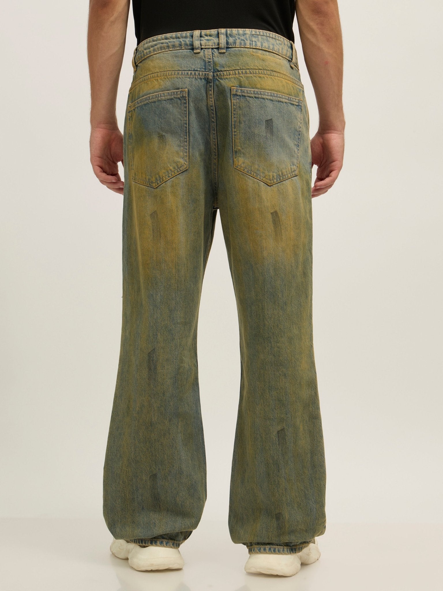 Pascal - Flared Fit Jeans - Blue Shade - Espanshe