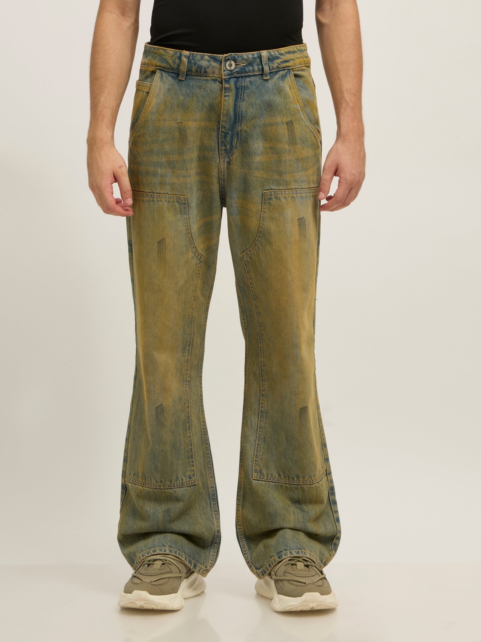 Pascal - Flared Fit Jeans - Blue Shade - Espanshe