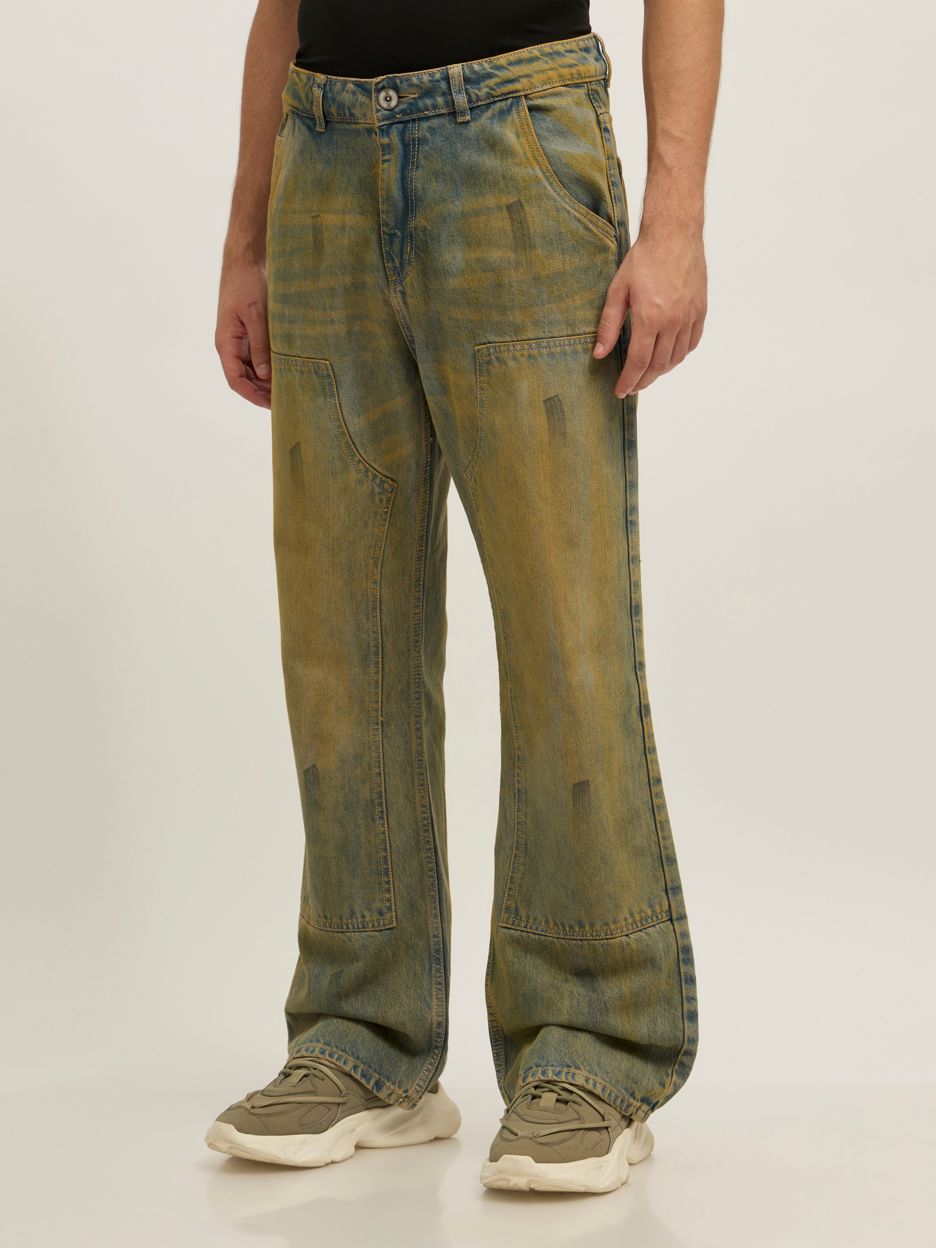 men's Pascal - Flared Fit Jeans in Blue Shade
