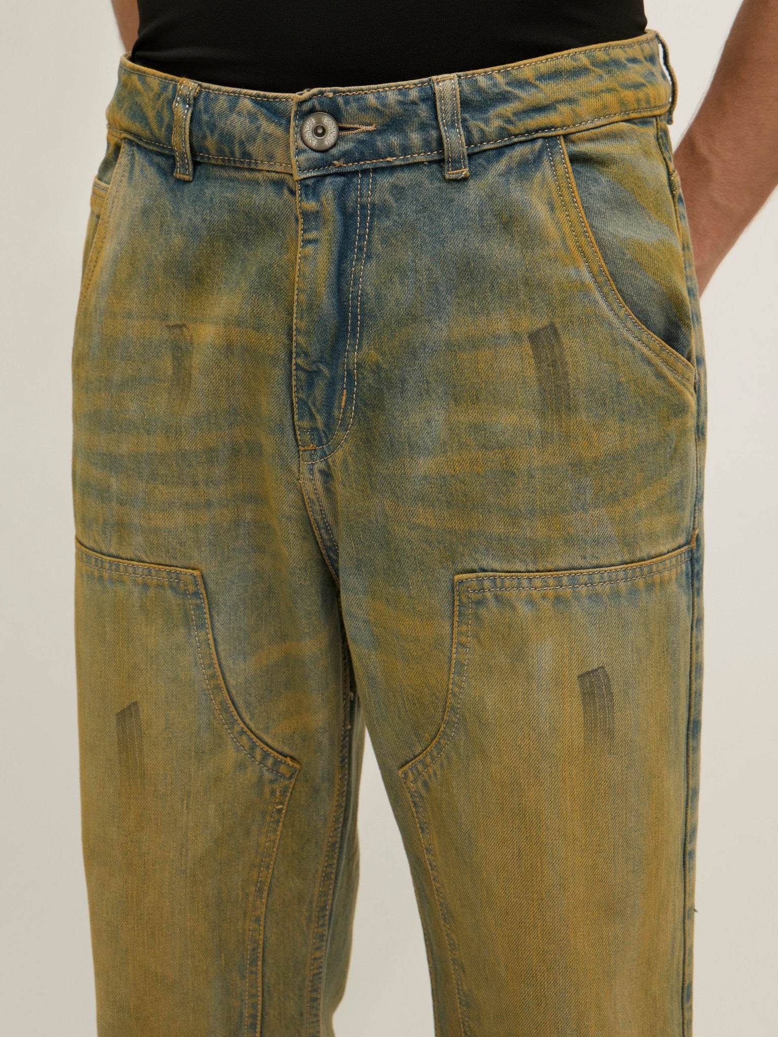 Pascal - Flared Fit Jeans - Blue Shade - Espanshe