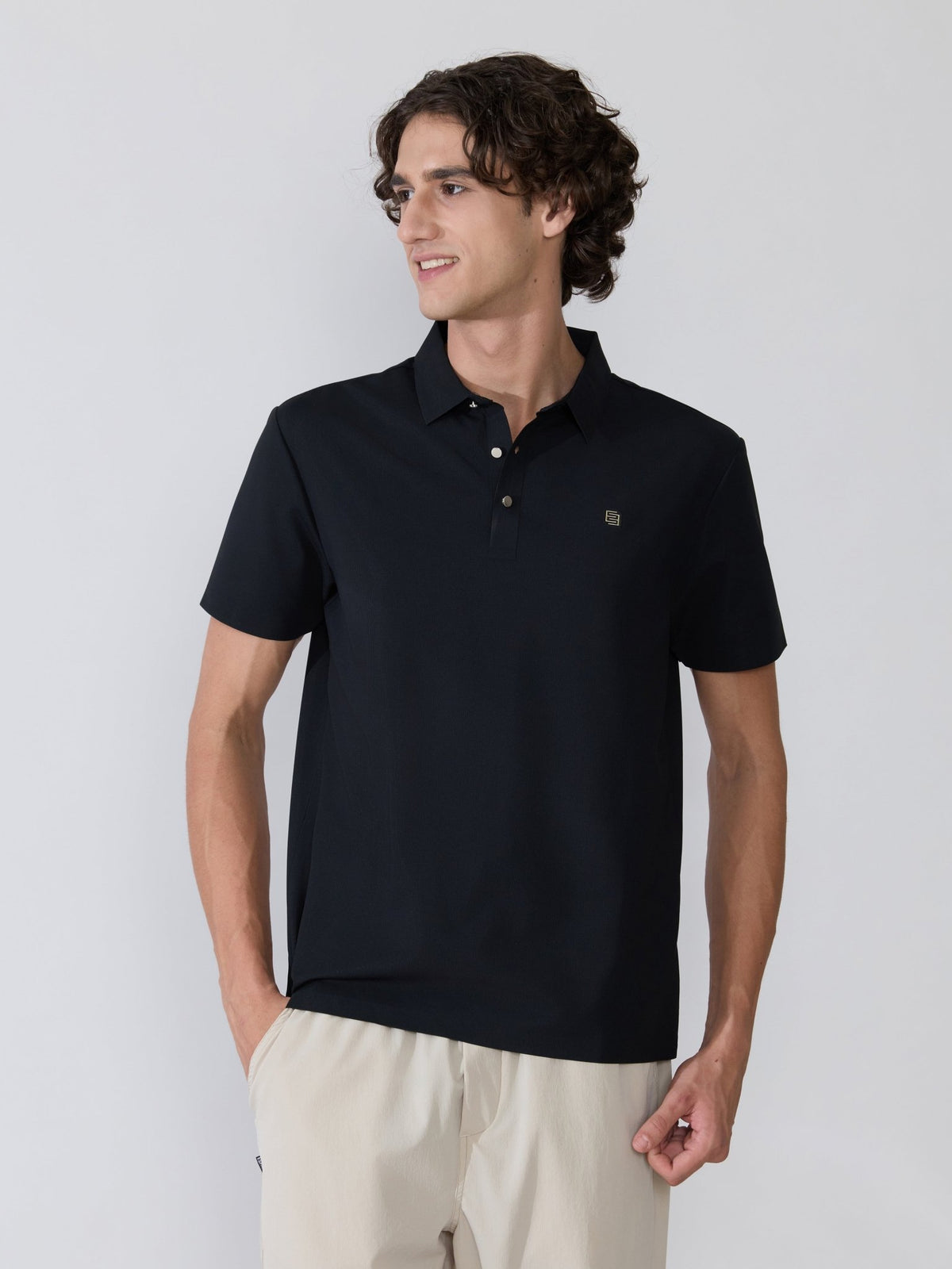 Zoltan - Regular Fit Polo T-Shirt - Black - Espanshe