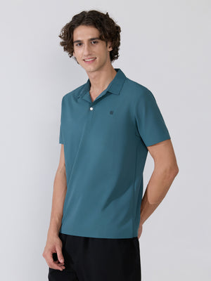Men's Regular Fit Polo T-Shirt - Peacock