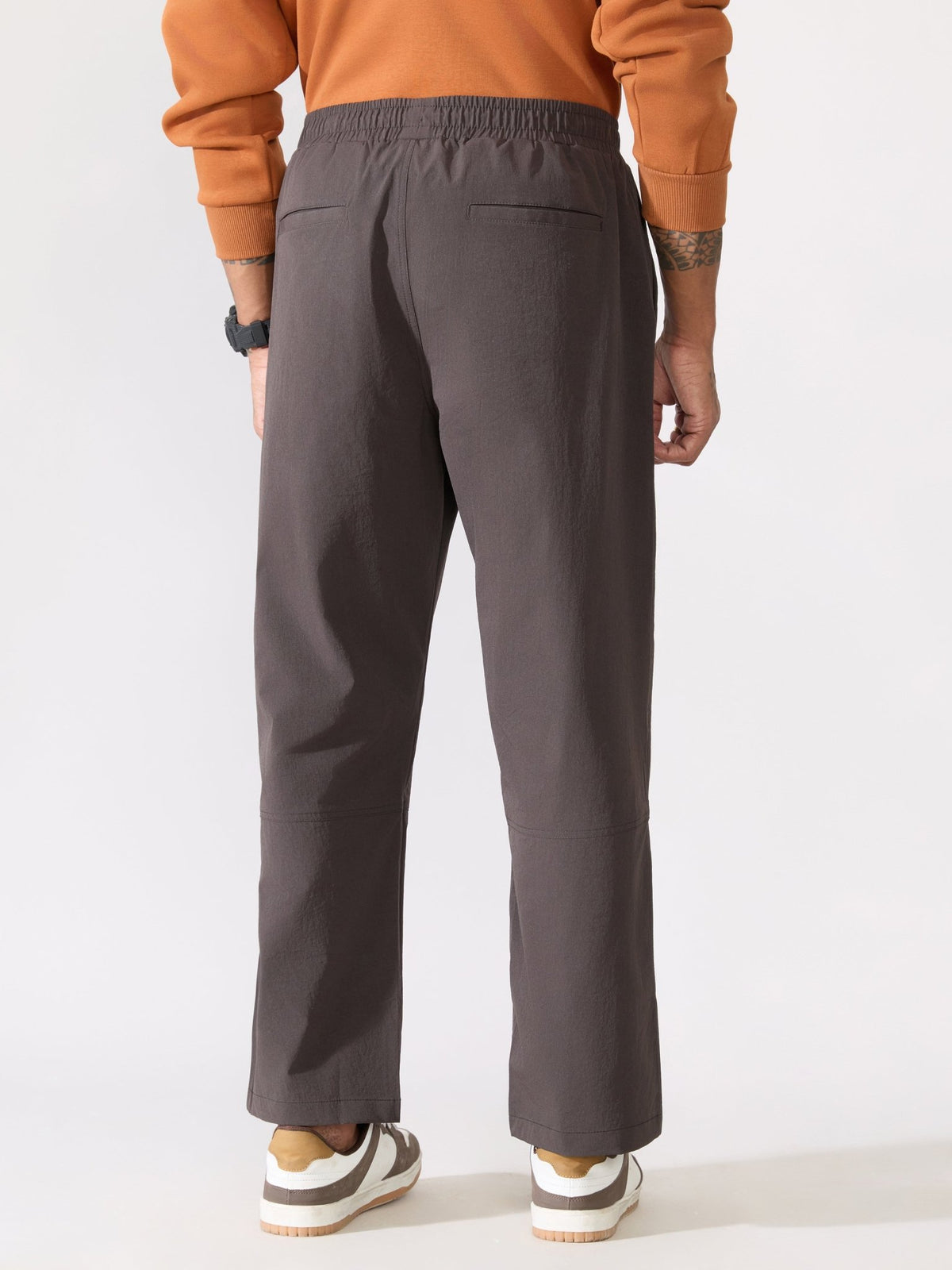 Zanto - Dark Grey Regular Track Pant - Espanshe