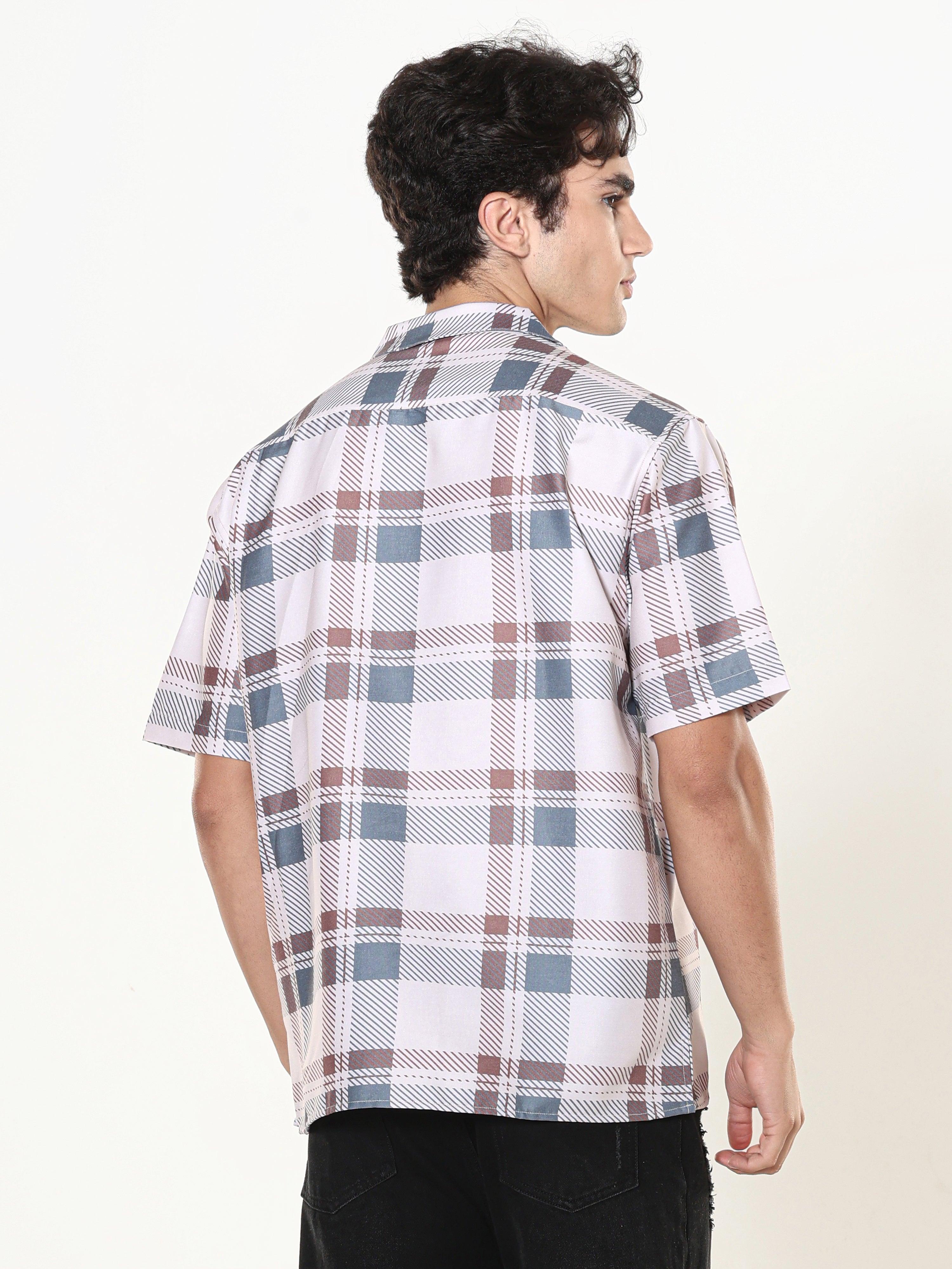 oversized checkered shirt made from lyrac fabric.
lyrac fabric shirts
oversized shirts for men