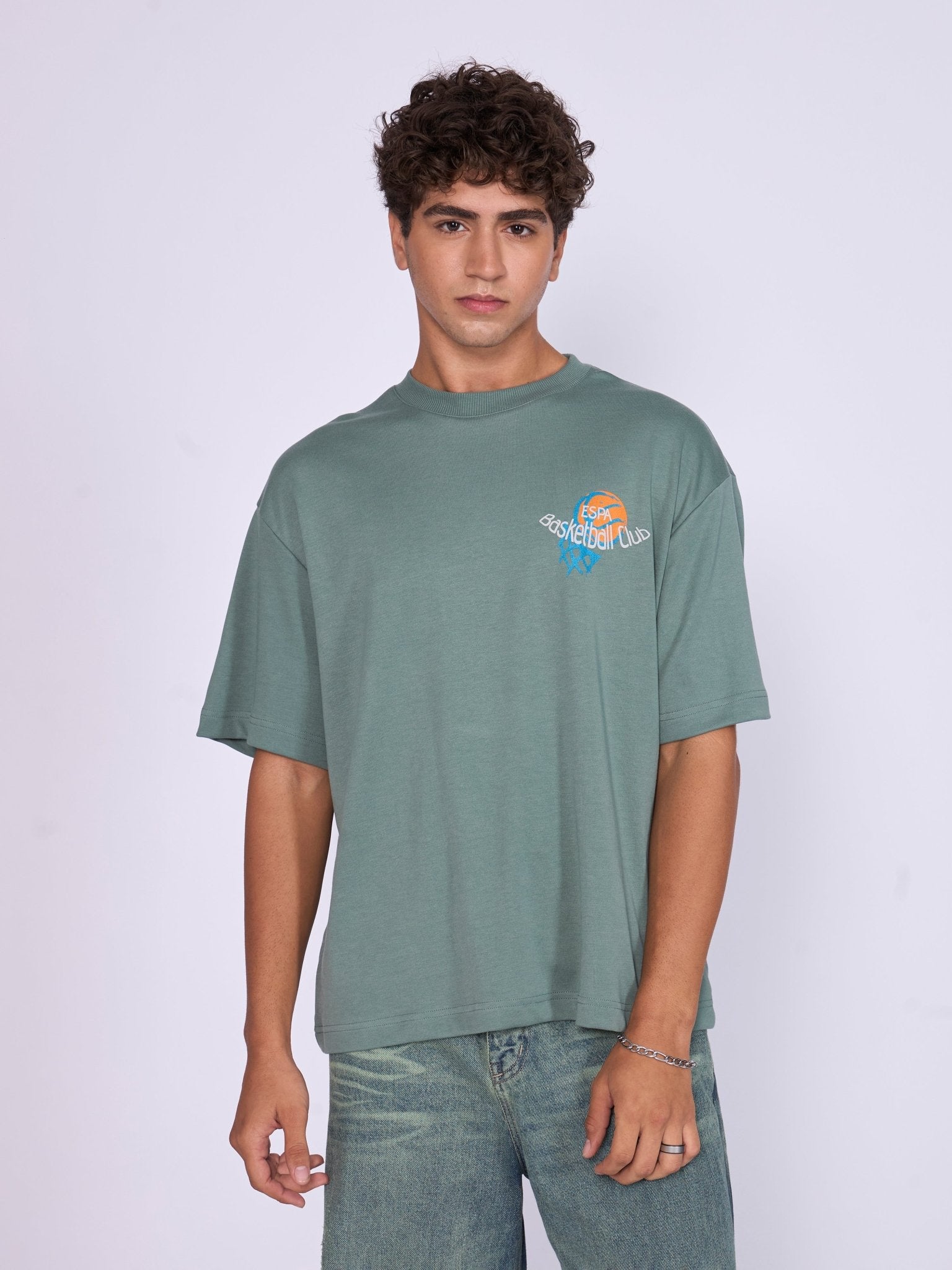 Moovin - ESPA Basketball Club Graphic T-Shirt - Green - Espanshe