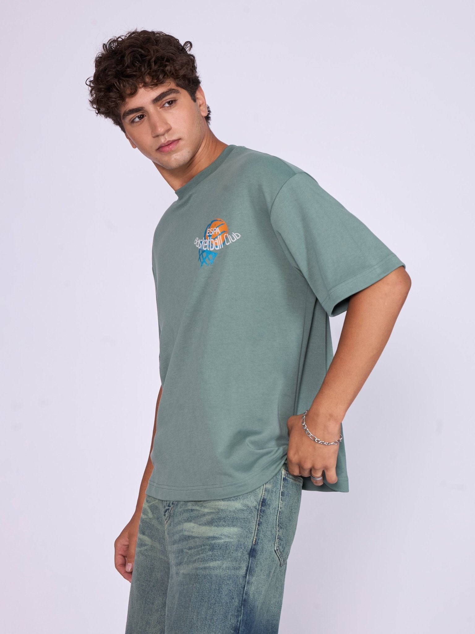 Moovin - ESPA Basketball Club Graphic T-Shirt - Green - Espanshe