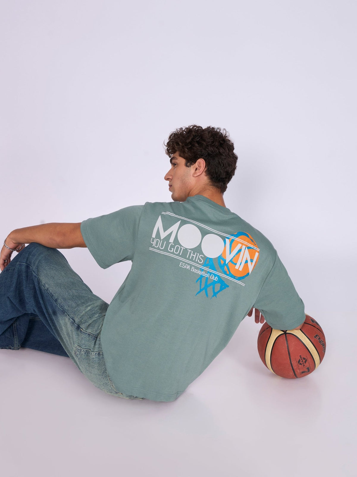 Moovin - ESPA Basketball Club Graphic T-Shirt - Green - Espanshe