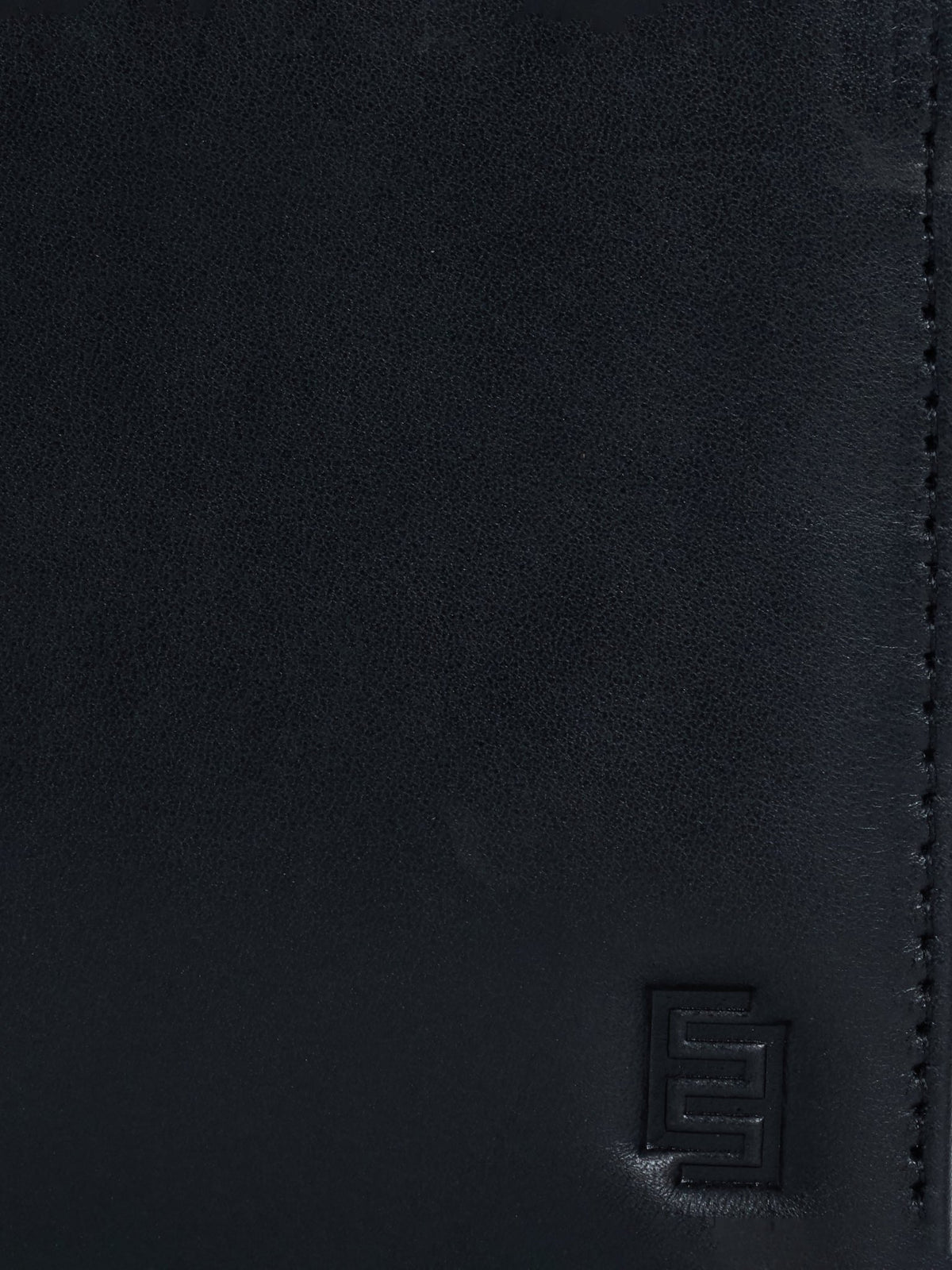Arctic-5 - Vertical Leather ID Wallet - Black - Espanshe