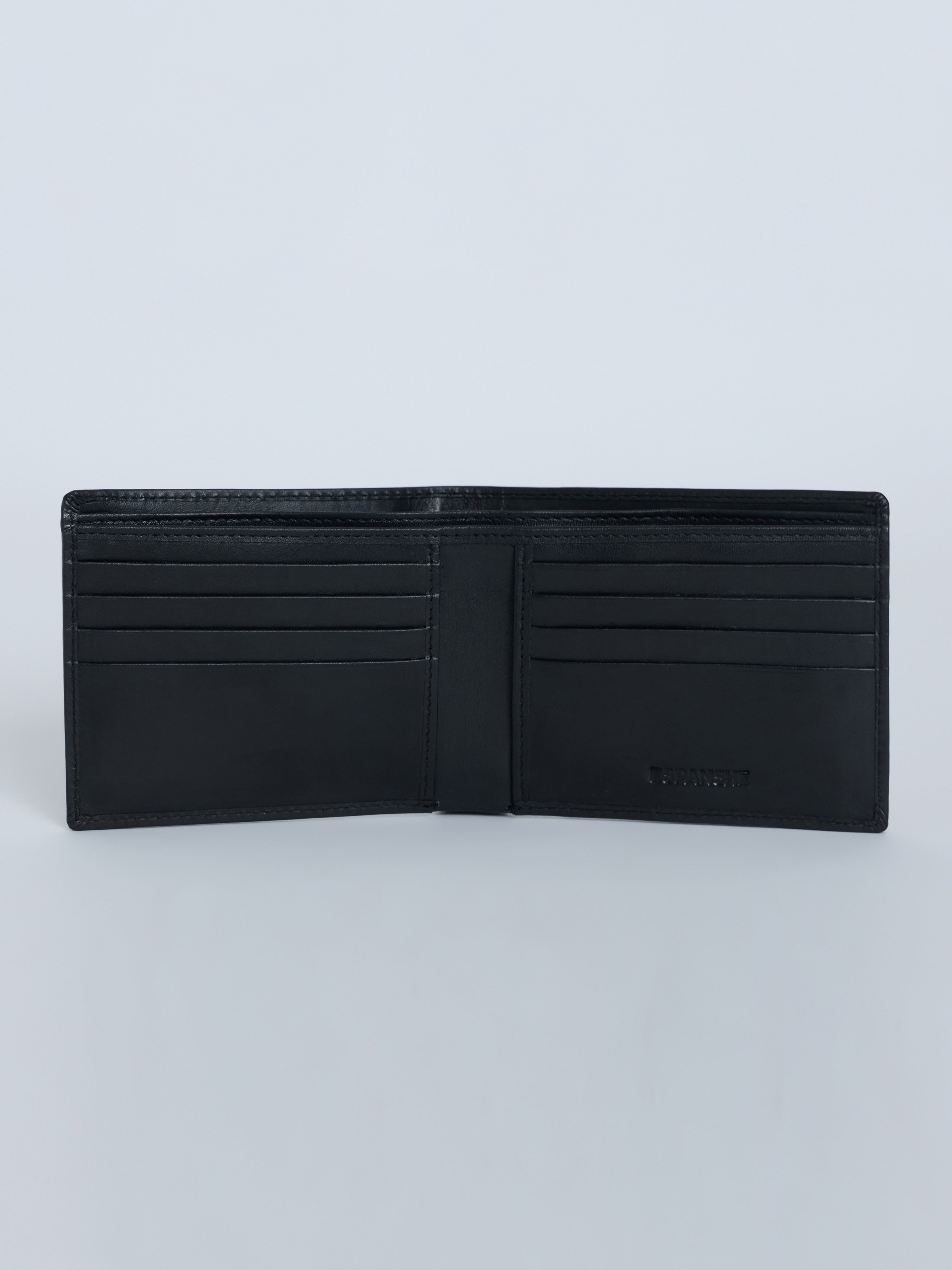 Arctic-5 - Vertical Leather ID Wallet - Black