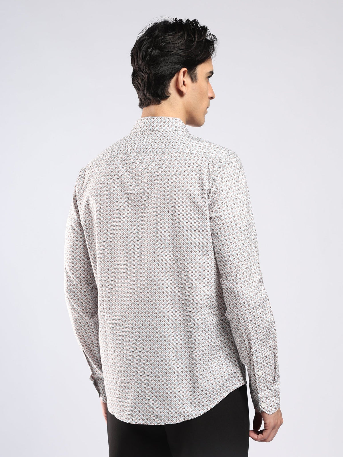Auvomo - Digital Printed Shirt - Teal Blue - Espanshe