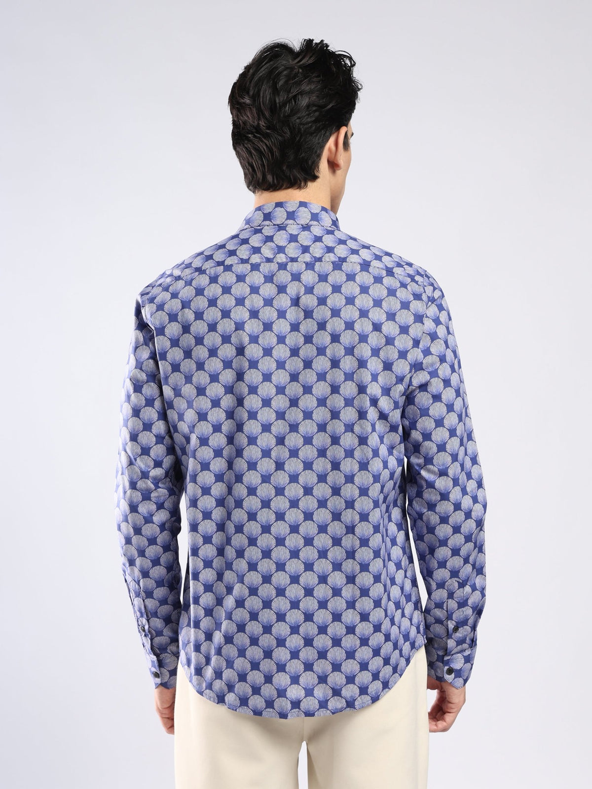 Auvomo - Digital Printed Shirt - Blue - Espanshe
