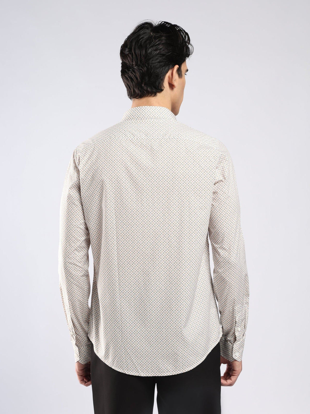 Auvomo - Digital Printed Shirt - Light Brown - Espanshe
