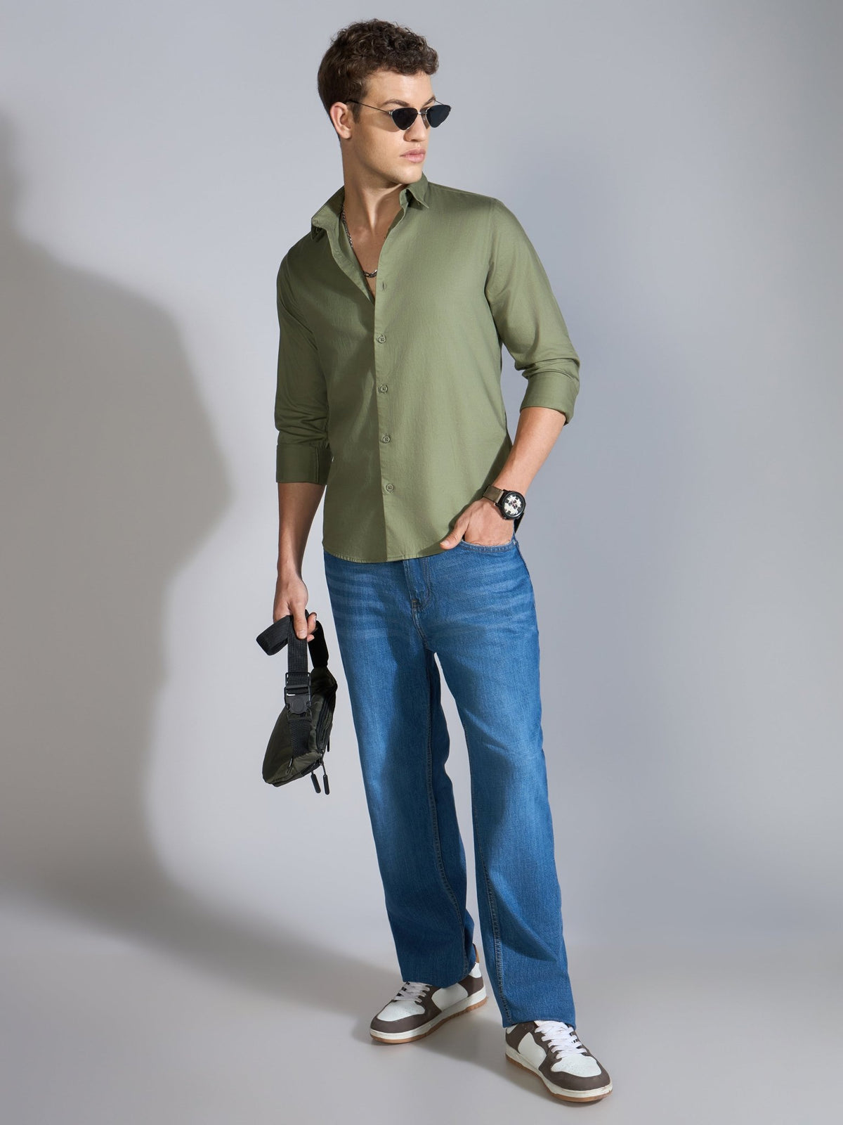 Nerato - Turkish Fit Cavalry Shirt - Olive - Espanshe