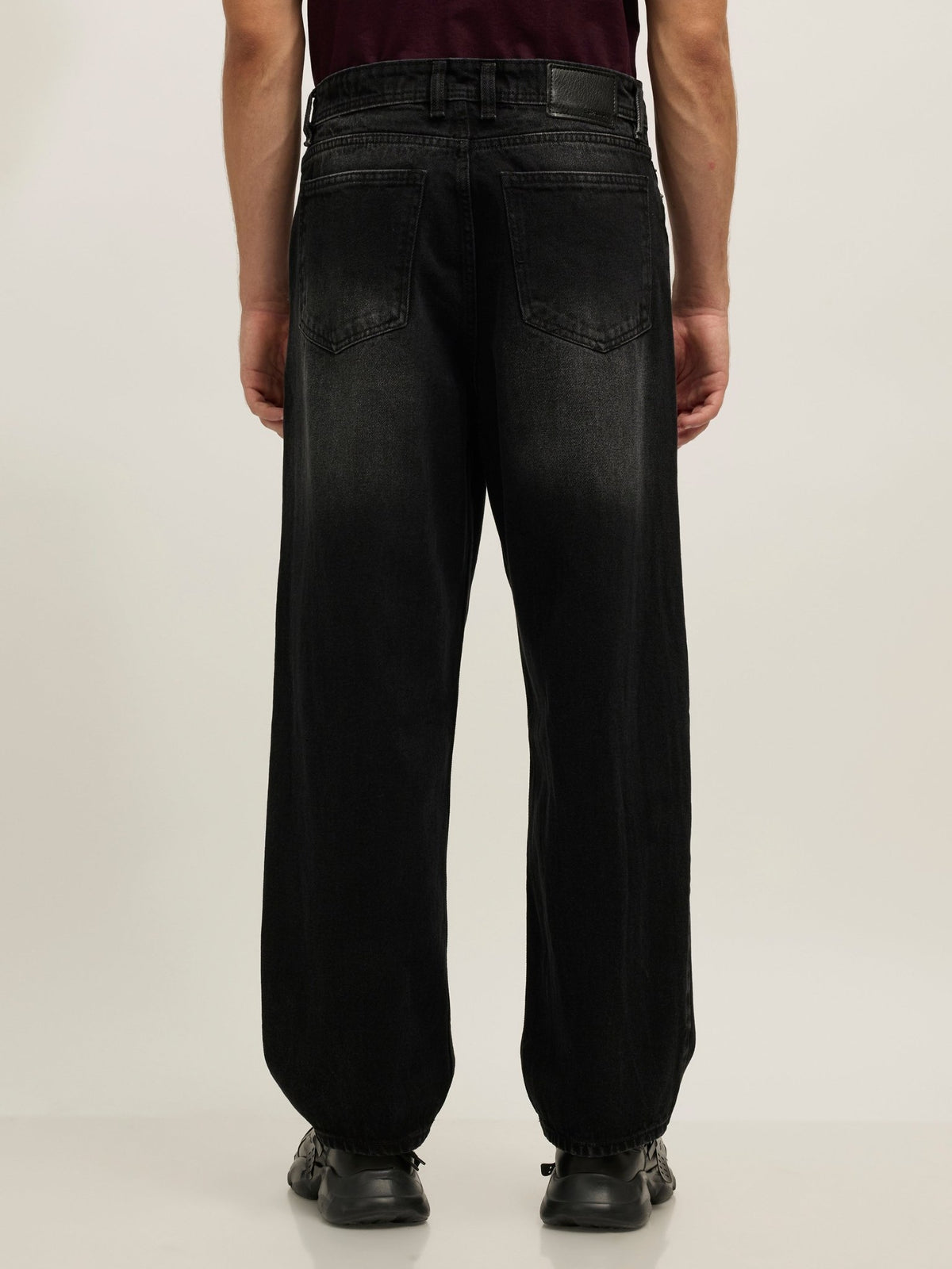Marcus - Relaxed Fit Jeans - Black Shade - Espanshe
