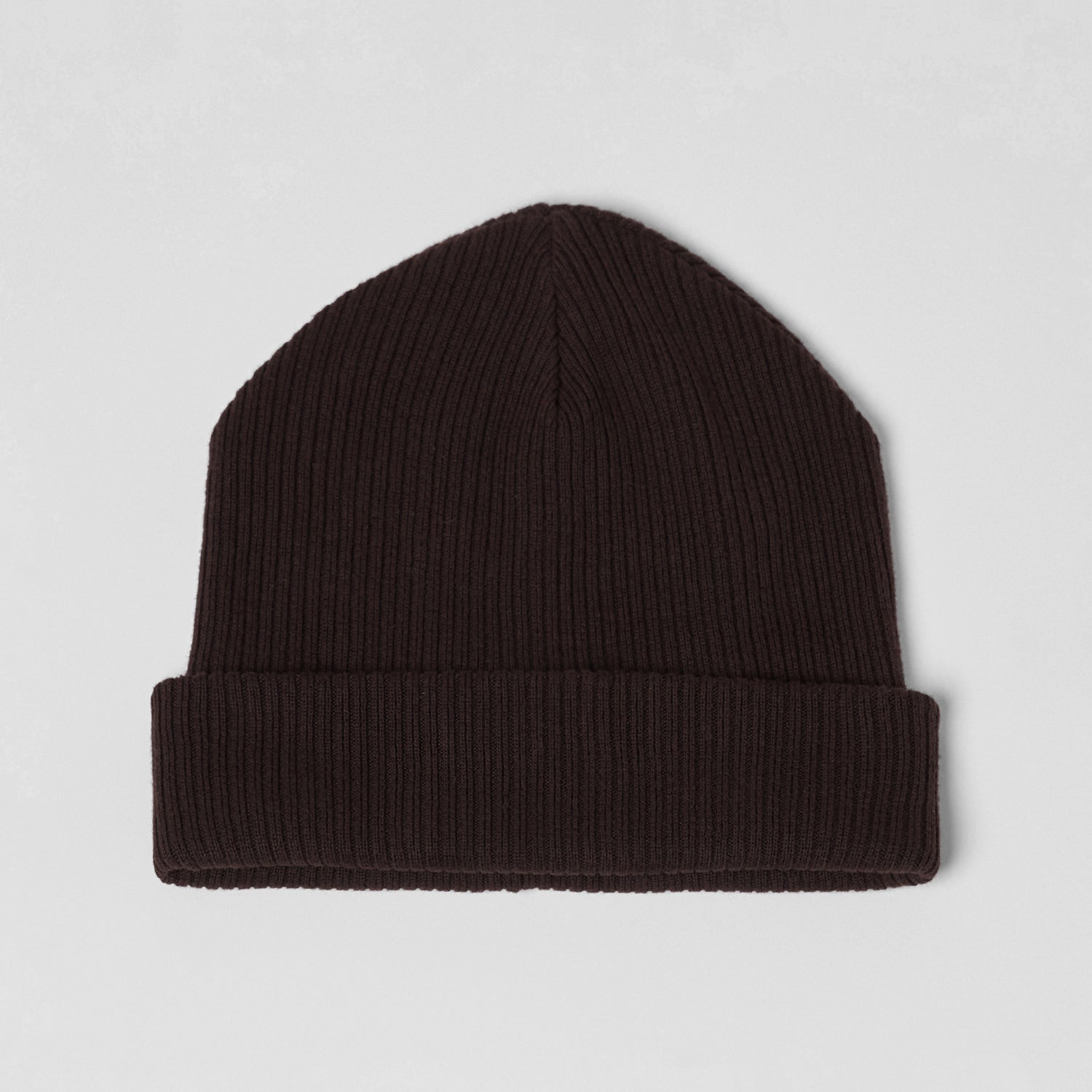 Men's Knitted Beanie in Brown