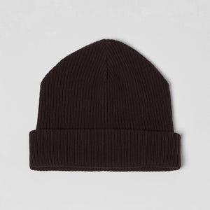 Men's Knitted Beanie in Brown