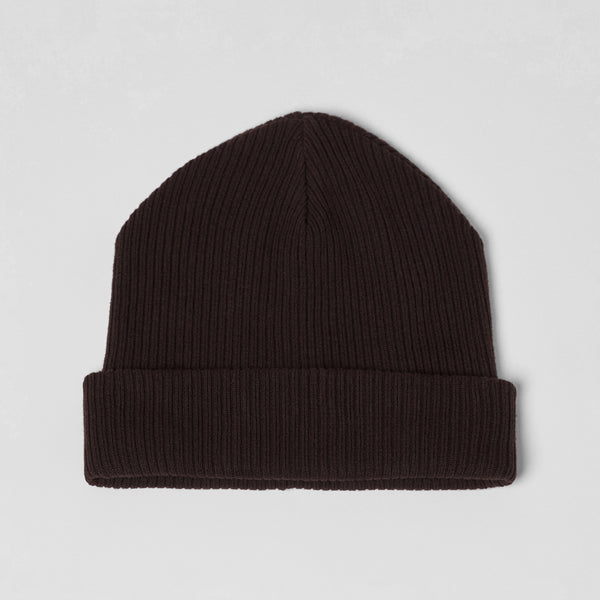 Rustic - Knitted Beanie - Brown