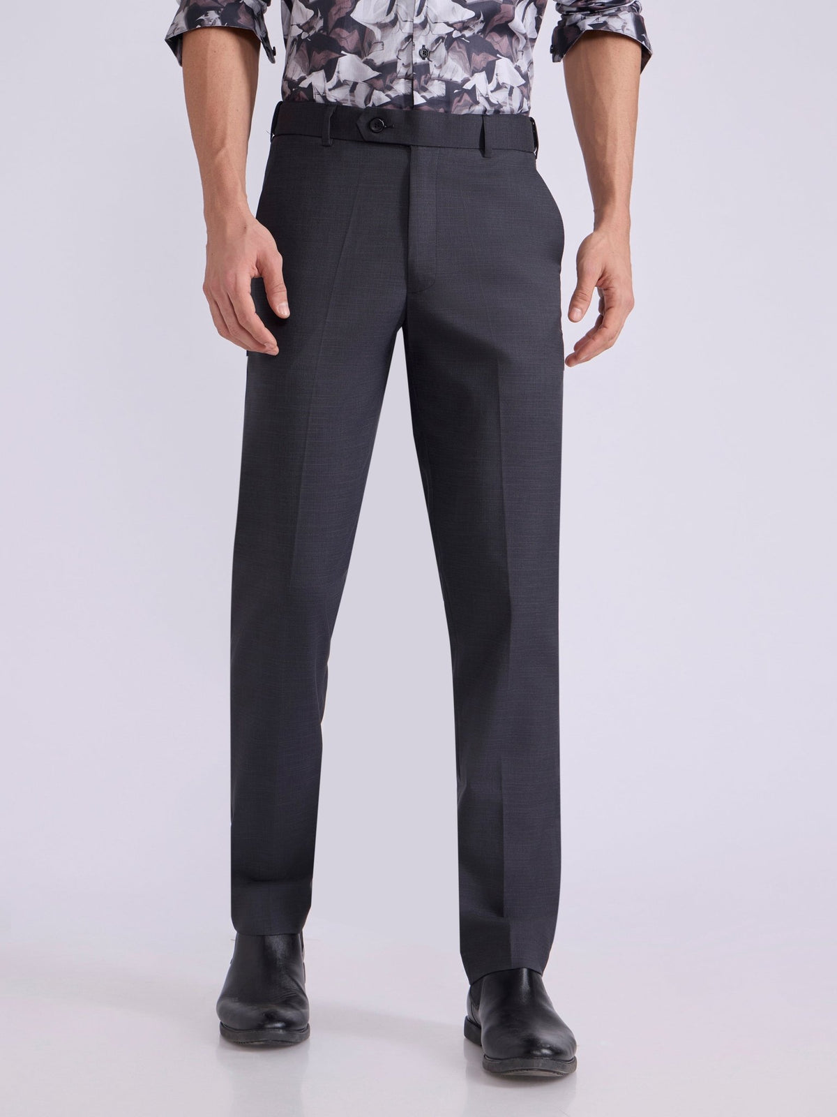 Maxim - Classic Formal Pant - Black Grain - Espanshe