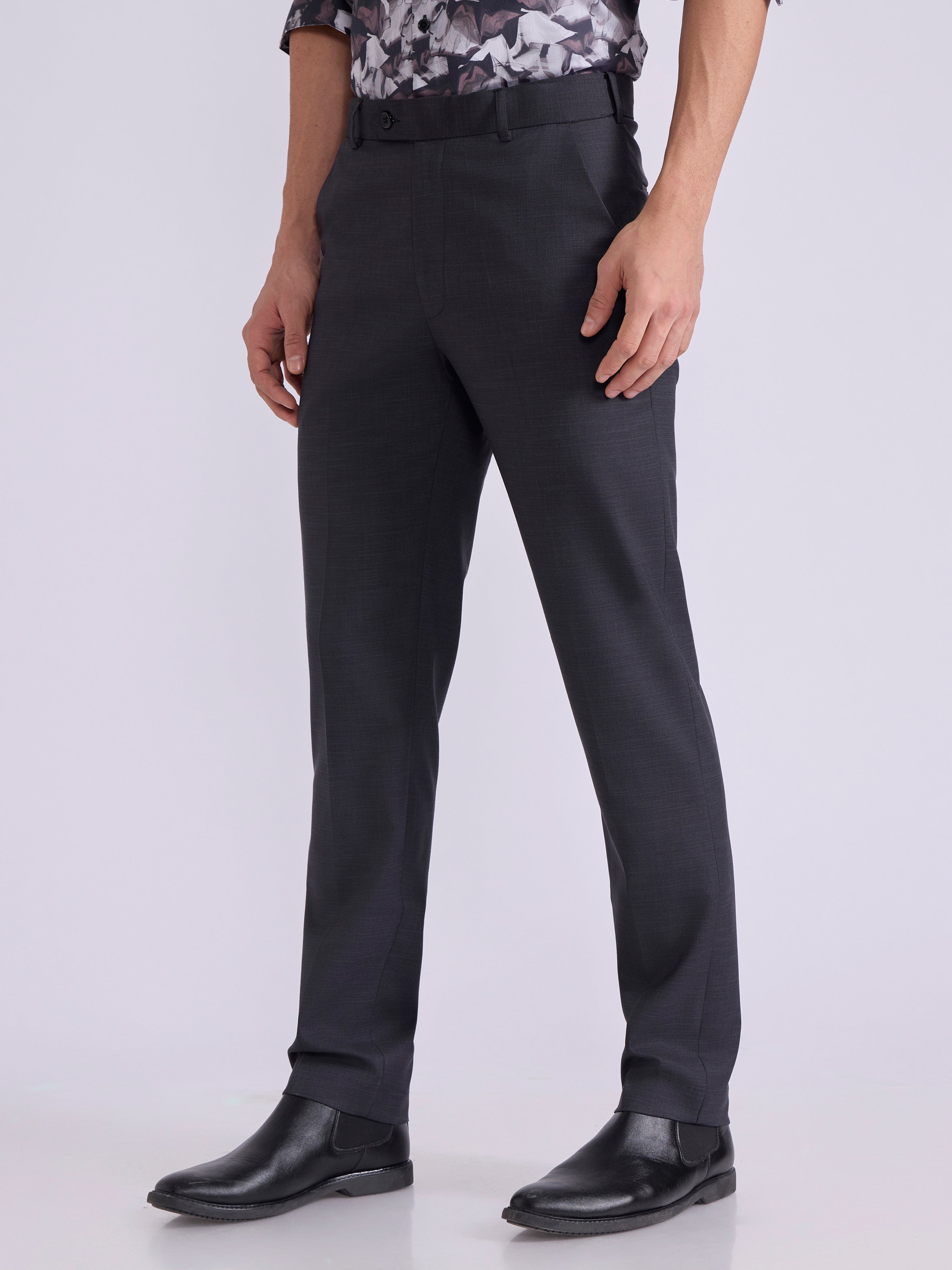 Maxim - Classic Formal Pant - Black Grain