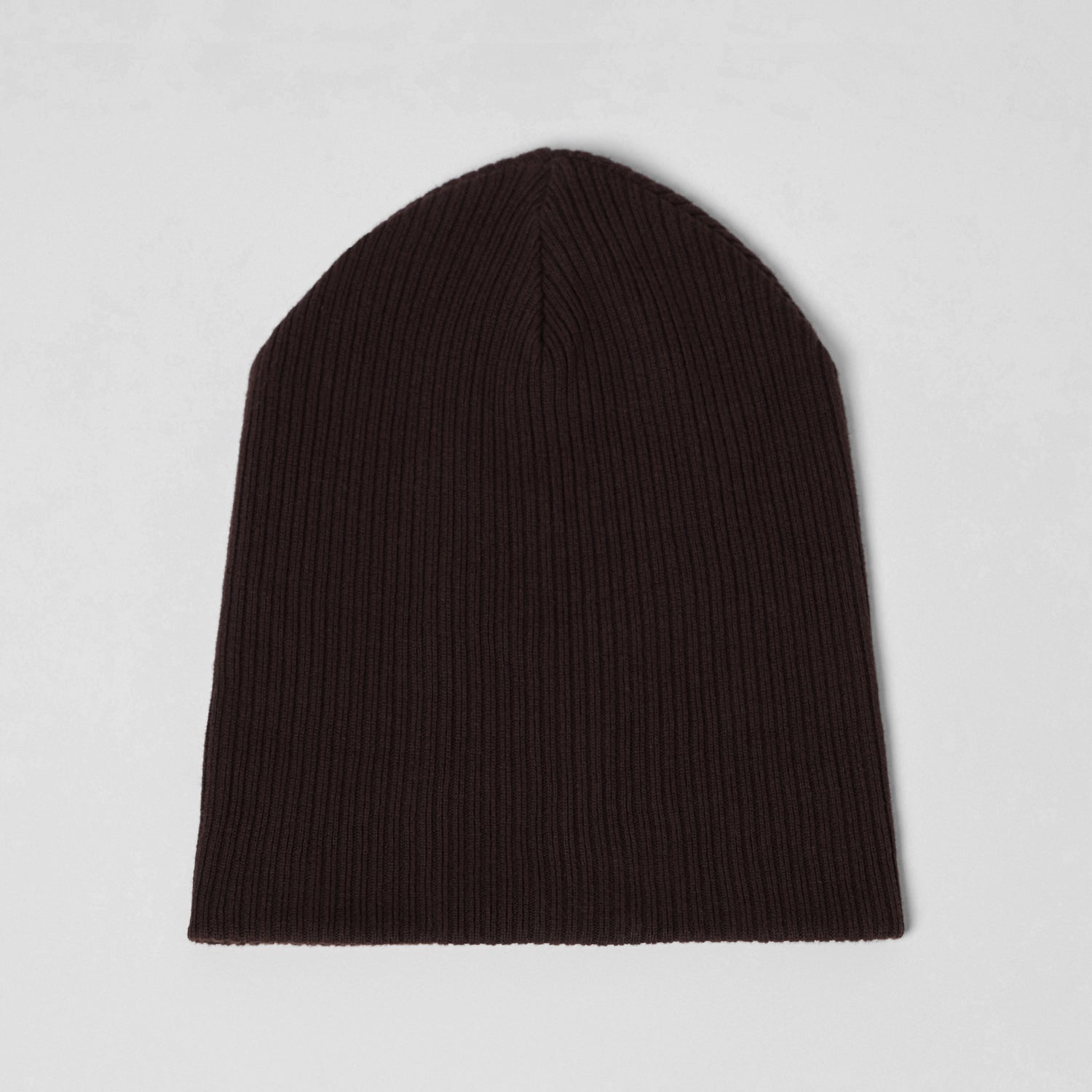 Men's Knitted Beanie in Brown
