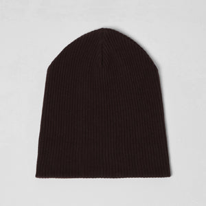 Men's Knitted Beanie in Brown