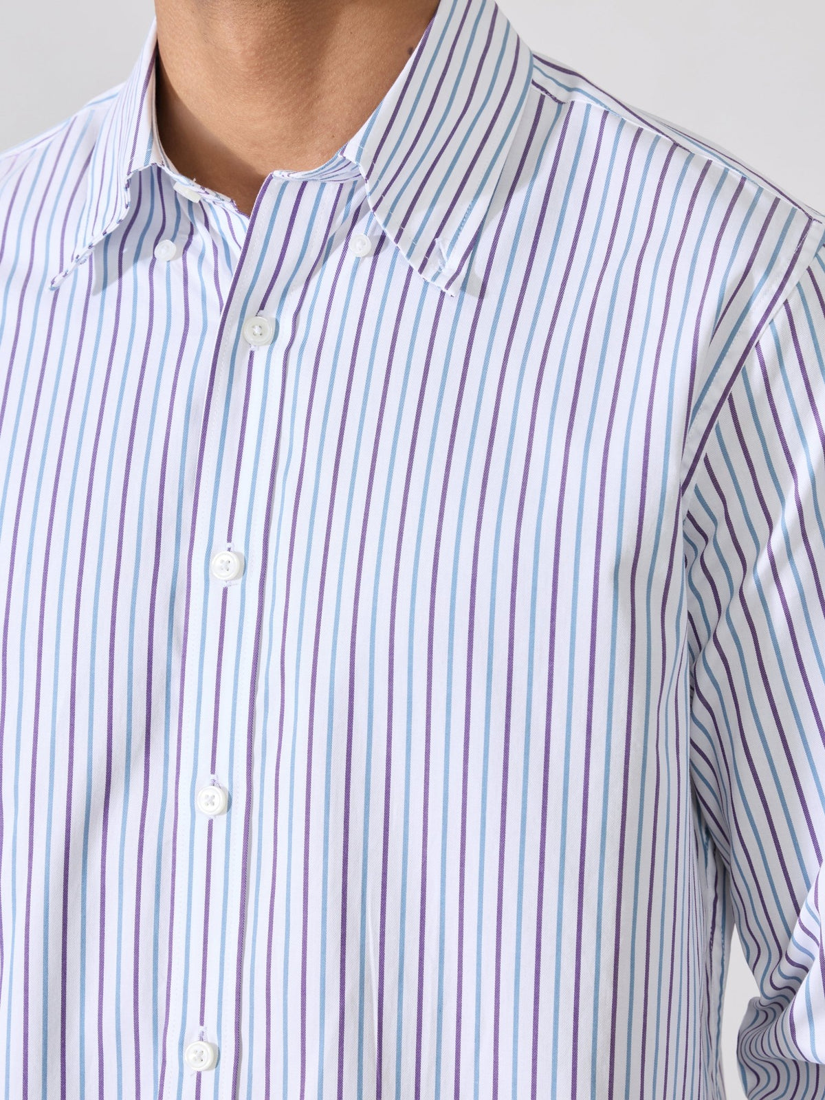 Erzela - Smart Fit Striped Shirt - Indigo - Espanshe