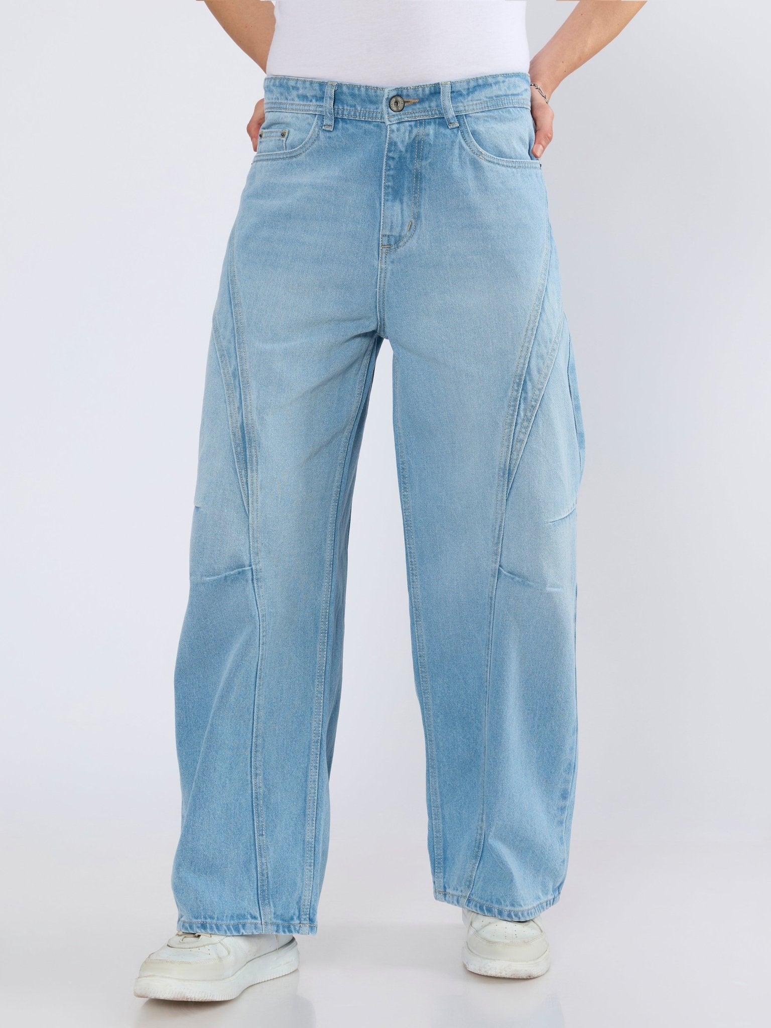 Braden - Baggy Jeans - Blue - Espanshe