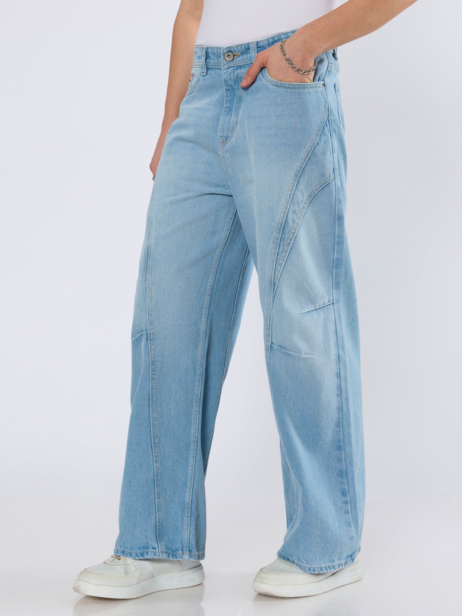 Braden - Baggy Jeans - Blue - Espanshe
