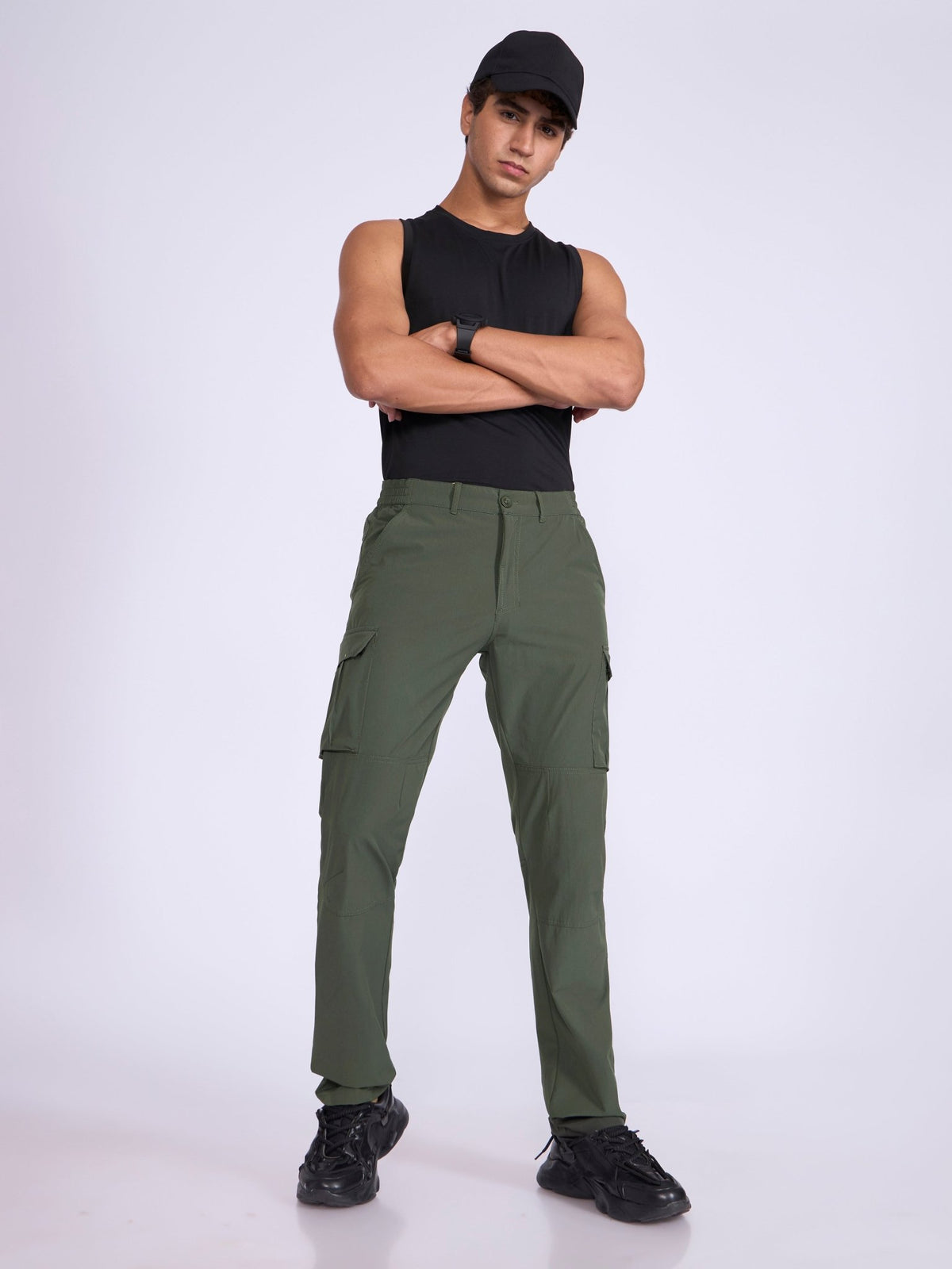 Jara - Cargo Pant - Green - Espanshe