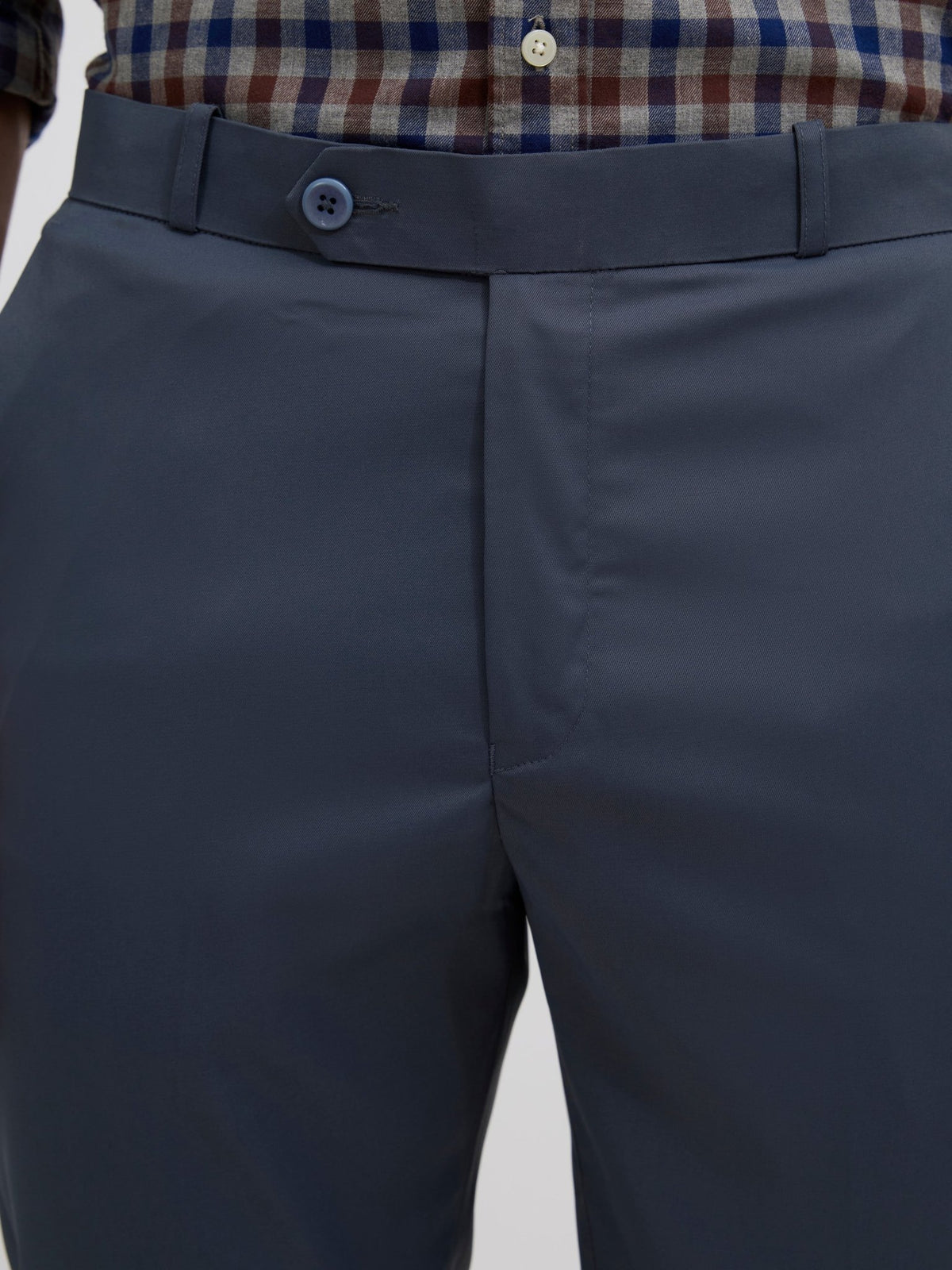 Falcon - Skinny fit Formal Pant - Cement Blue - Espanshe