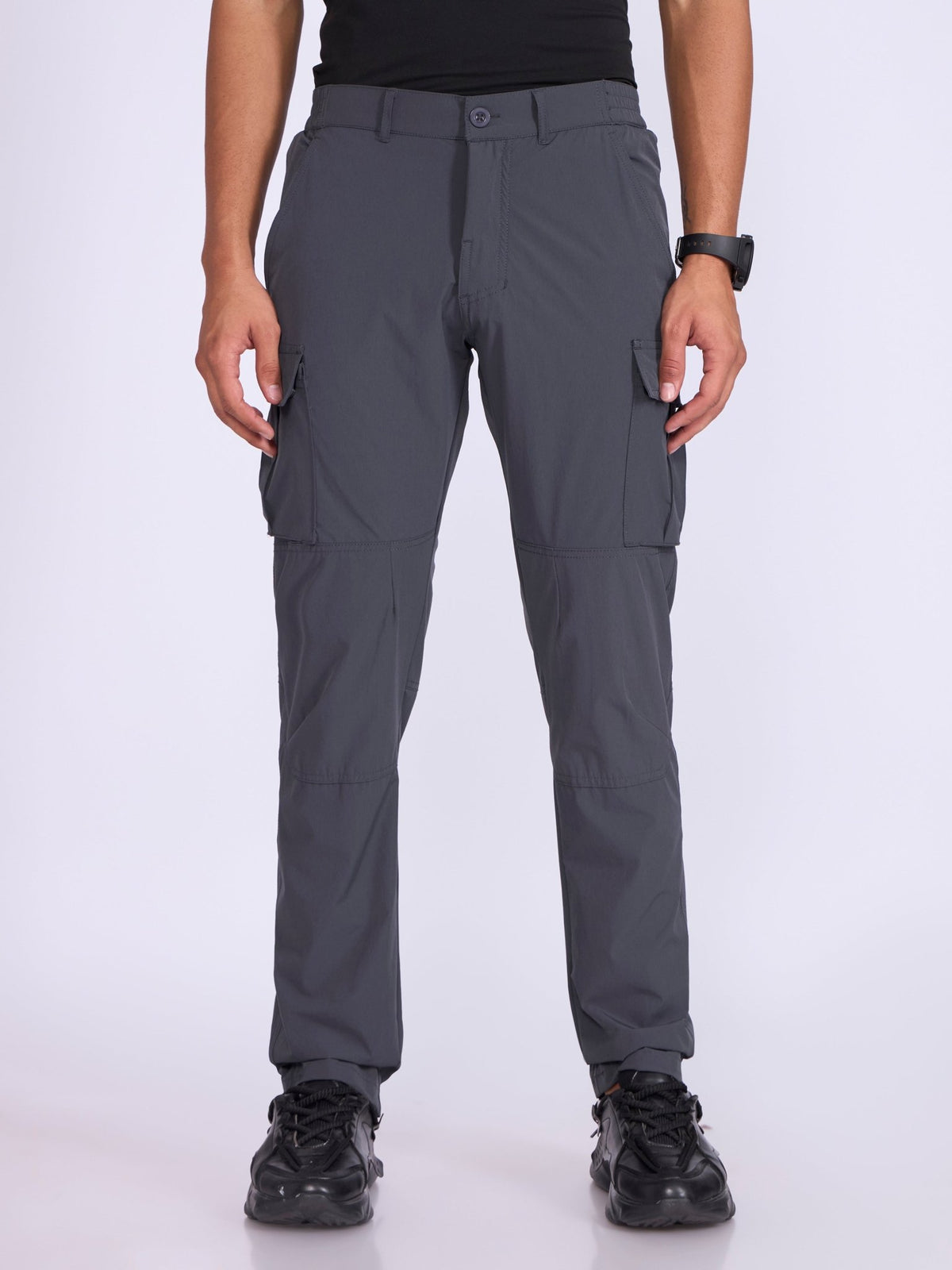 Jara - Cargo Pant - Dark Grey - Espanshe