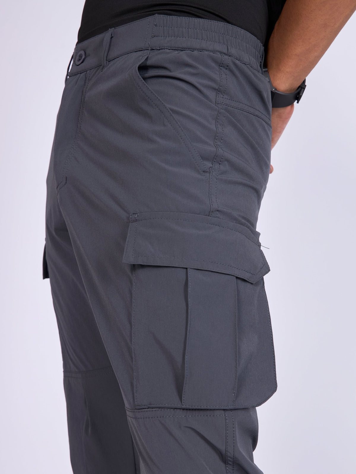 Jara - Cargo Pant - Dark Grey - Espanshe