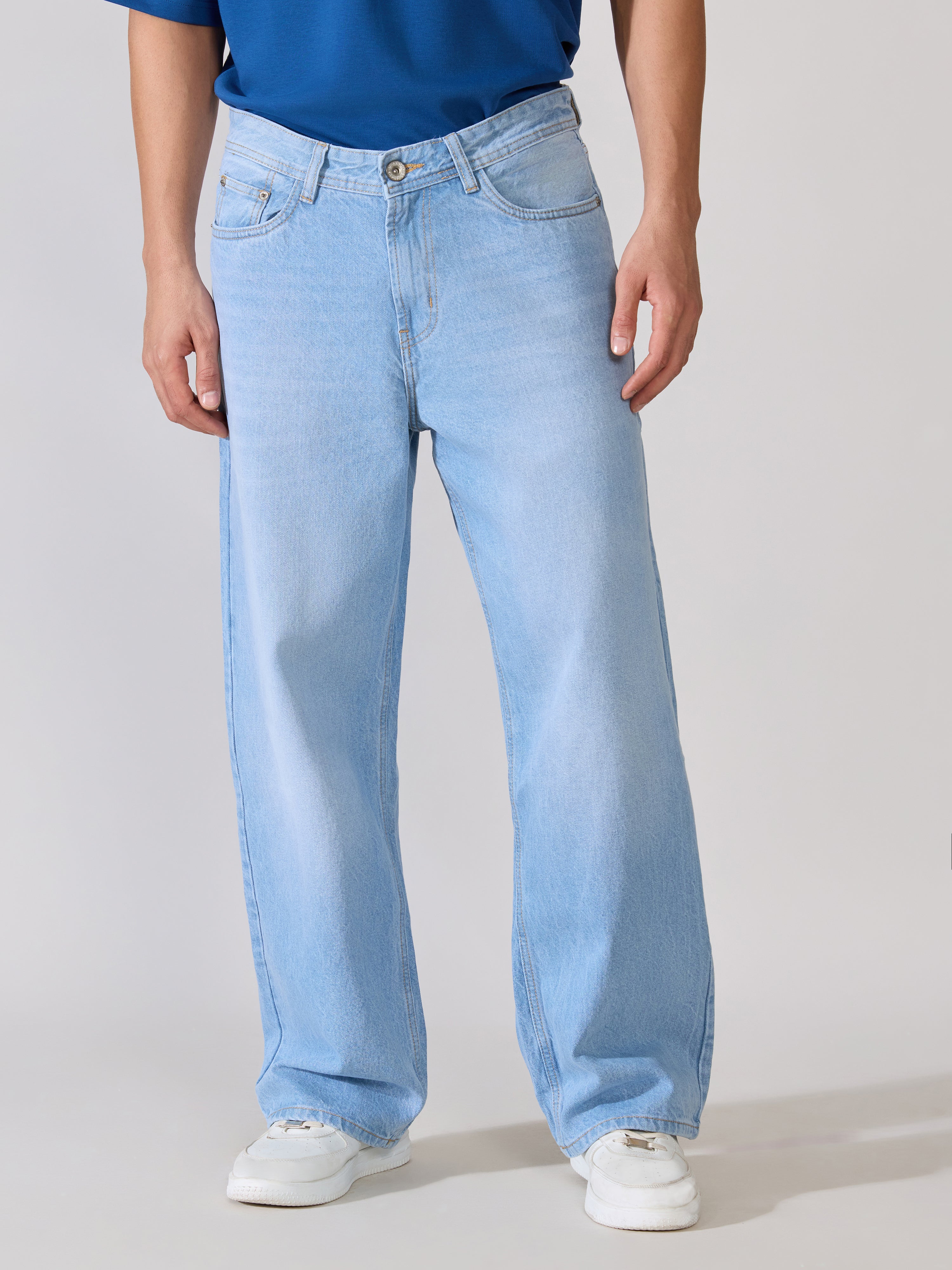 Modoin - Wide Jeans - Blue